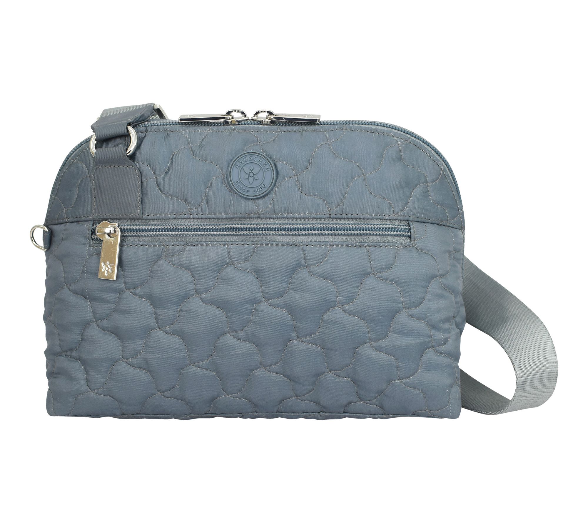 Anuschka Wanderlust Quilted Fabric Dome Crossbody