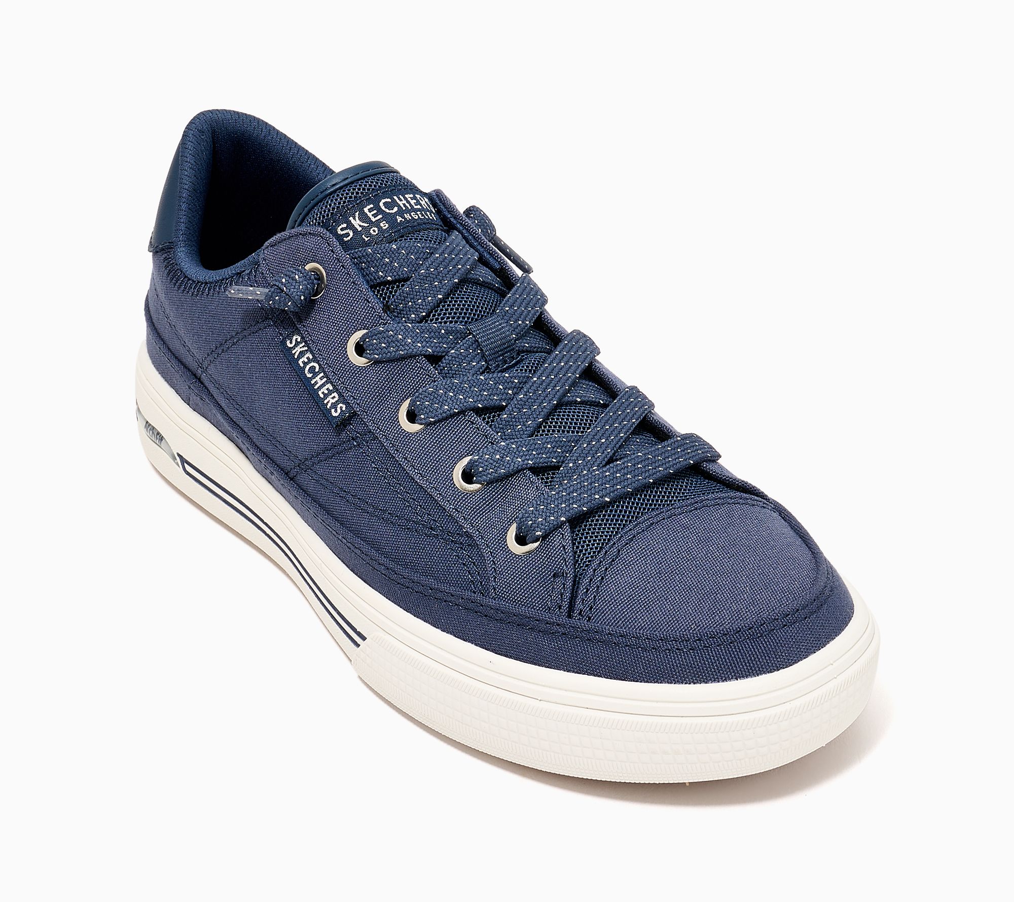 "As Is" Skechers Arch Fit Arcade Washable Canvas Slip-On Casual
