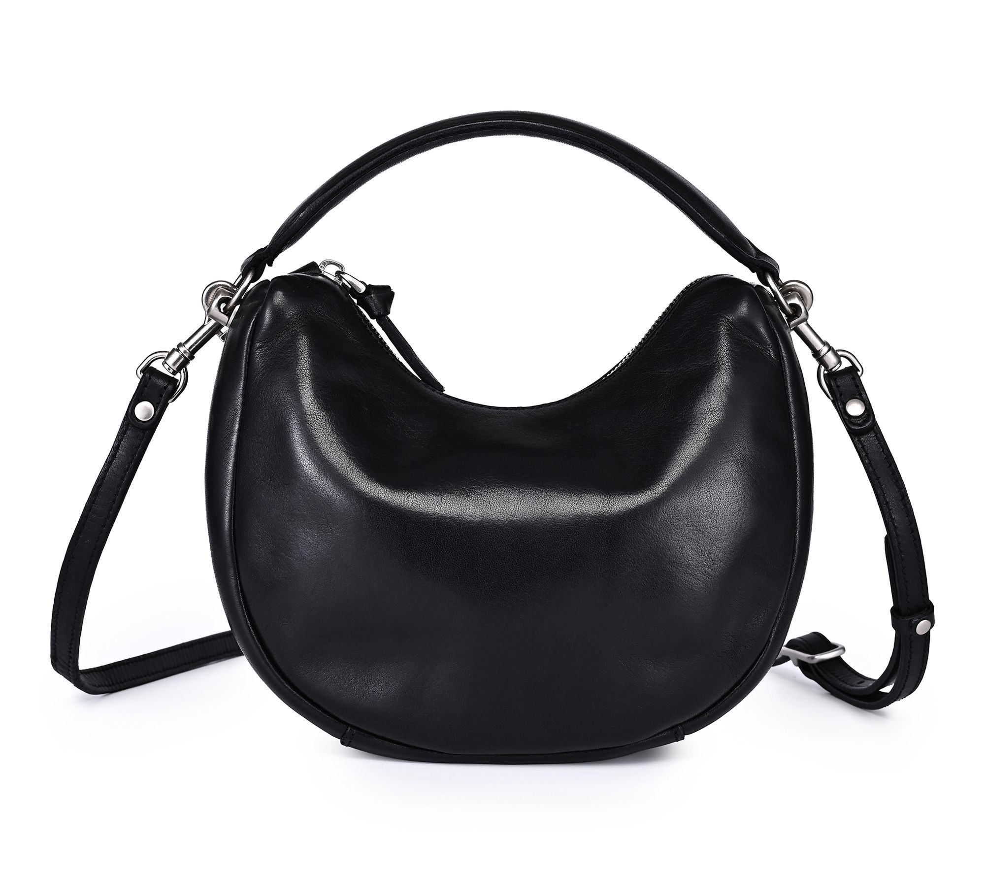 Old Trend Dahlia Small Soft Everyday Leather Hobo Bag