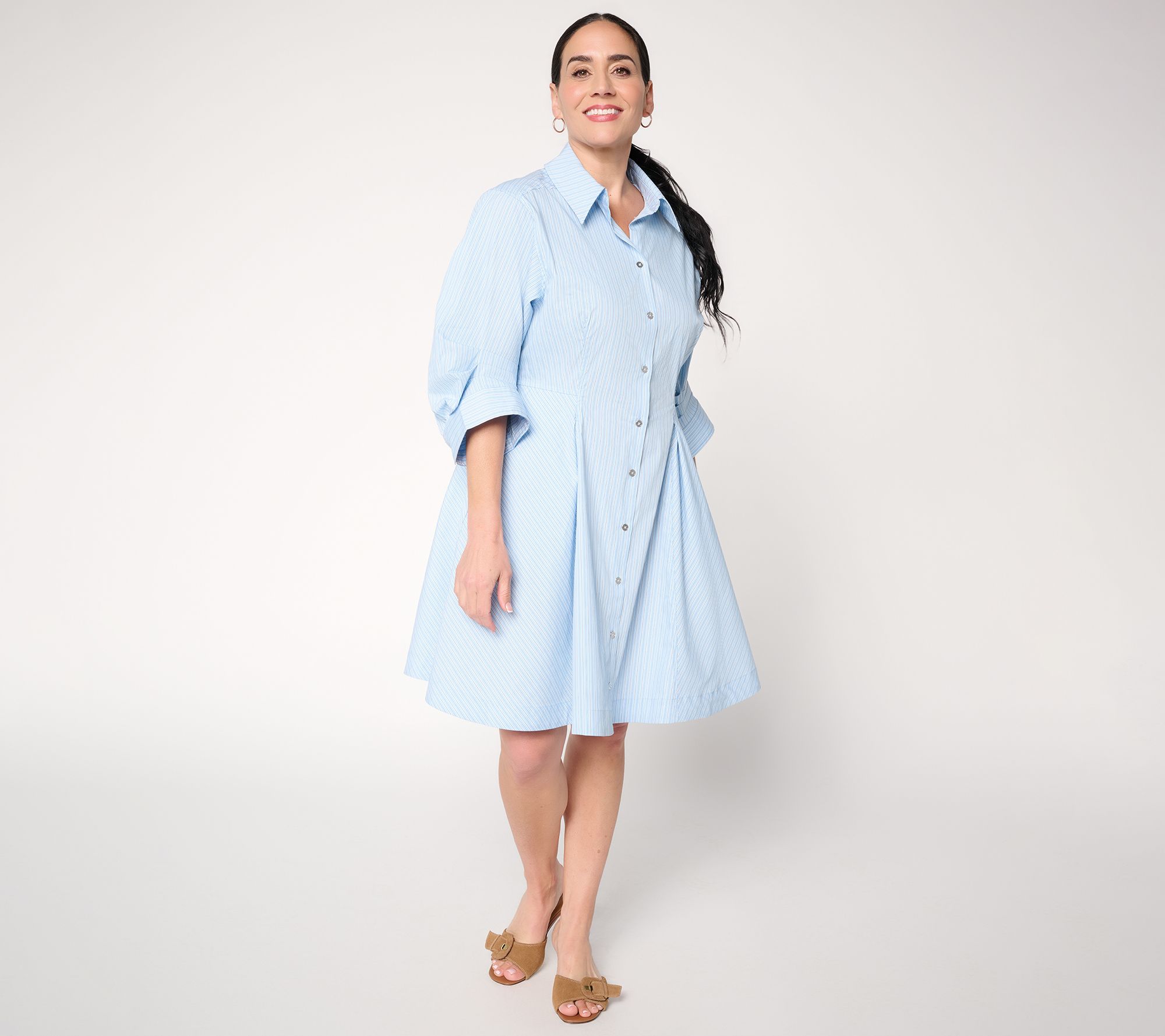 "As Is" RM Studio x Rebecca Minkoff Regular Stretch Shirtdress