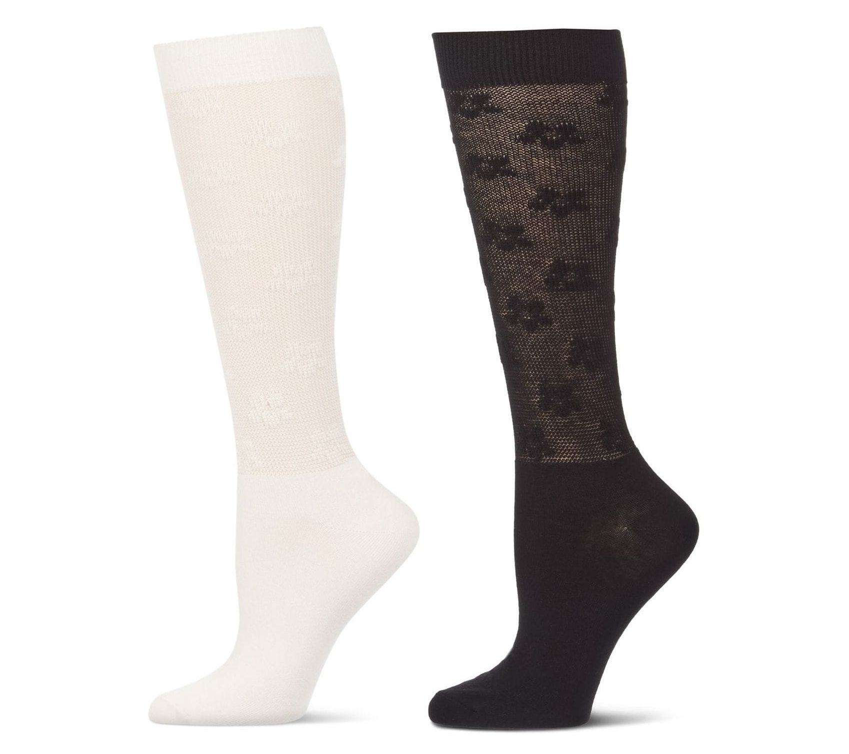 2 Pair Women's Fashion Knee High Socks