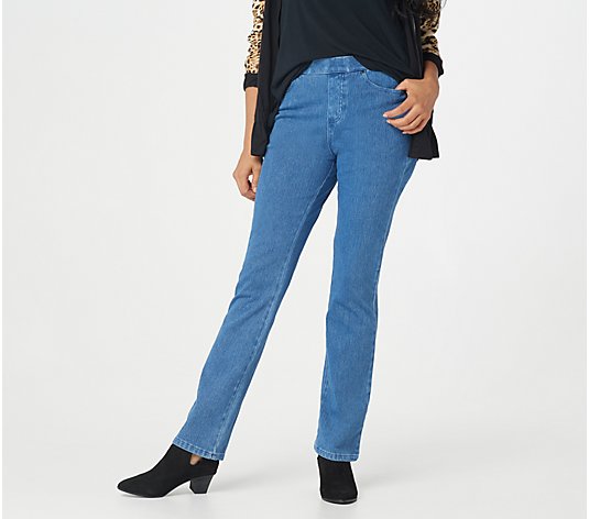 Belle Kim Gravel Flexibelle Cuffed Jeans Sunrise Pink 8 NEW A345862 