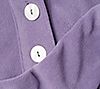 Denim & Co. Fleece Long-Sleeve Tunic with Rib Trim, 3 of 3