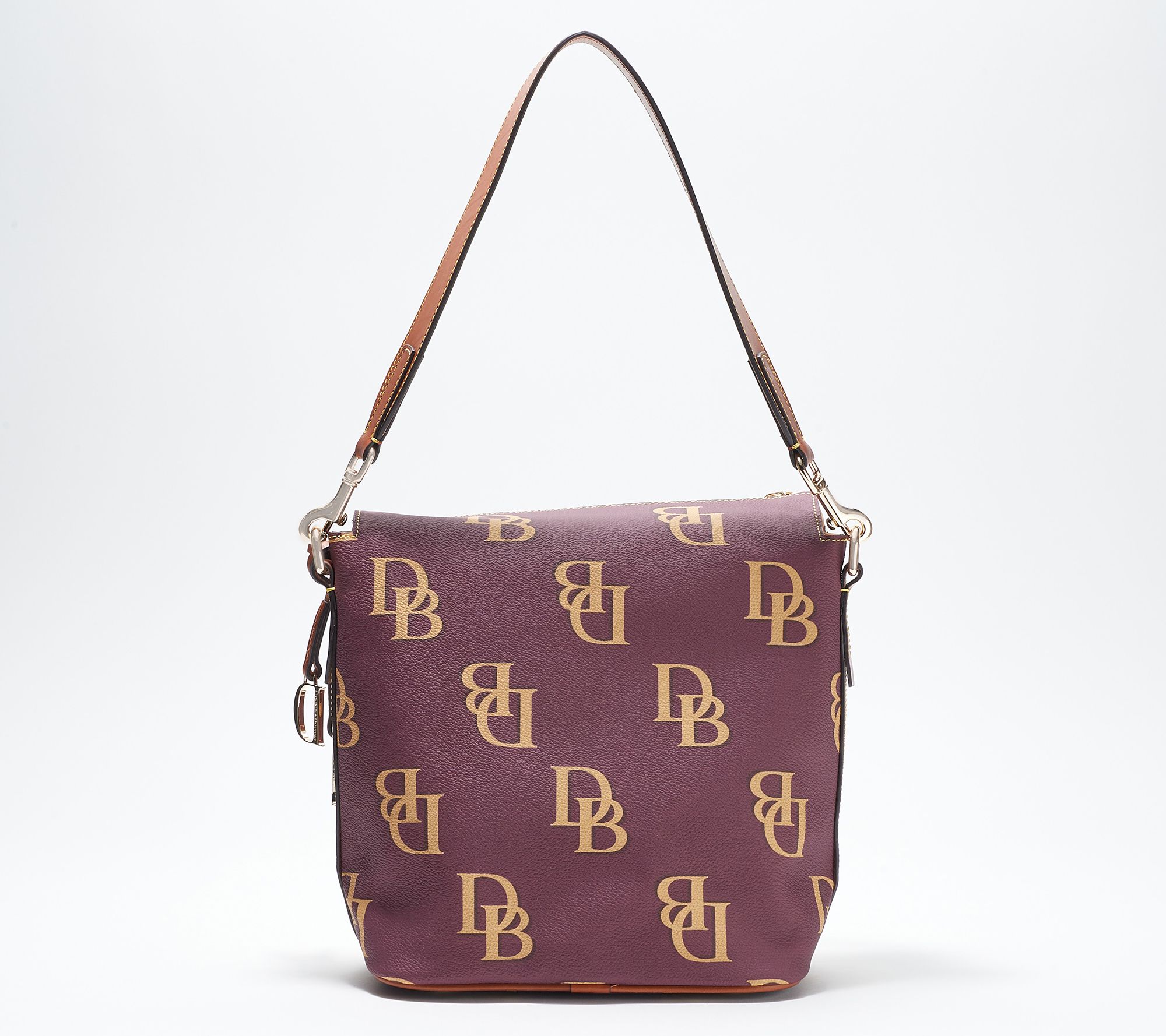 Dooney & Bourke Coated Cotton Monogram Hobo Bag on QVC 