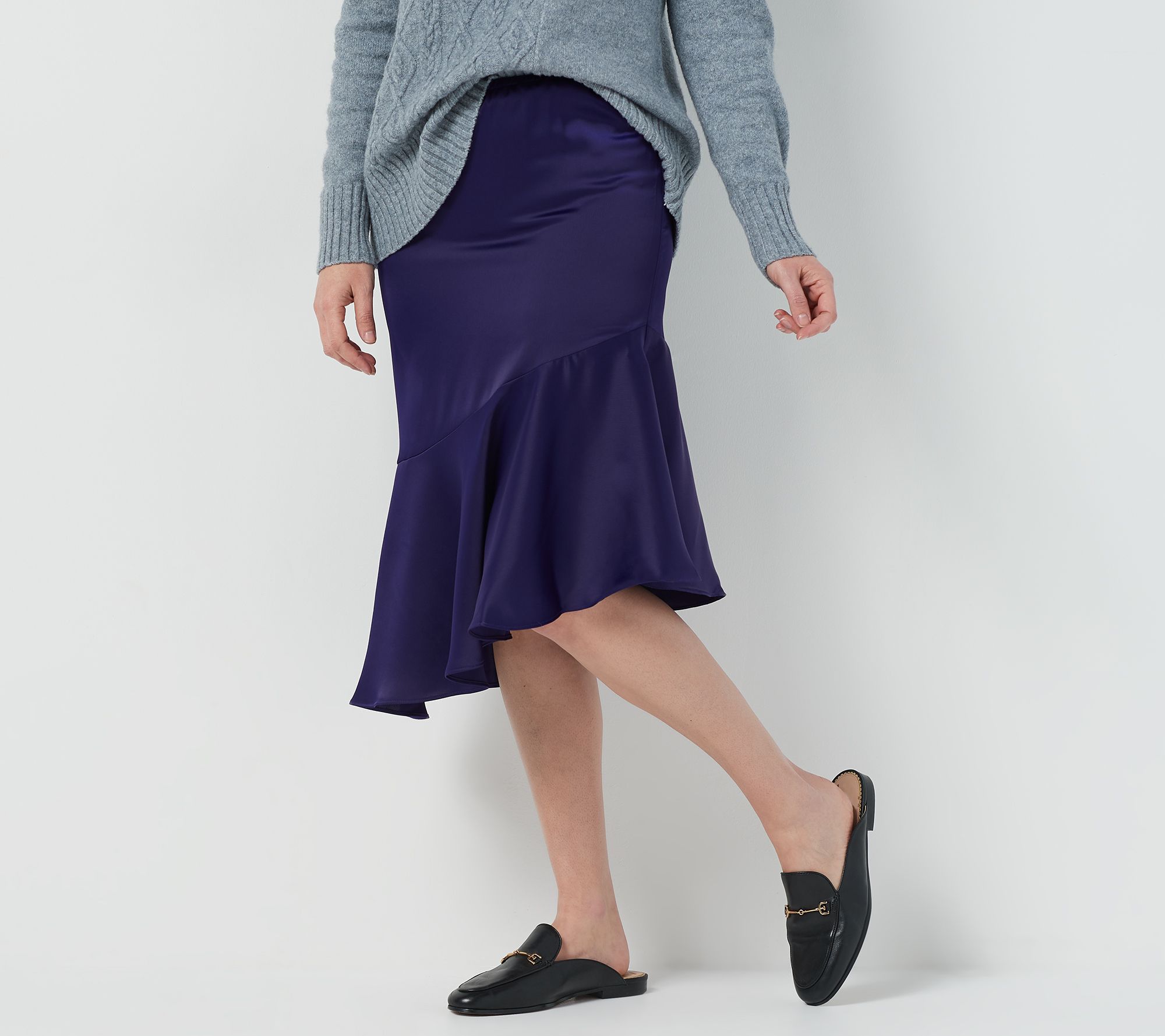 women's maxi skirts qvc