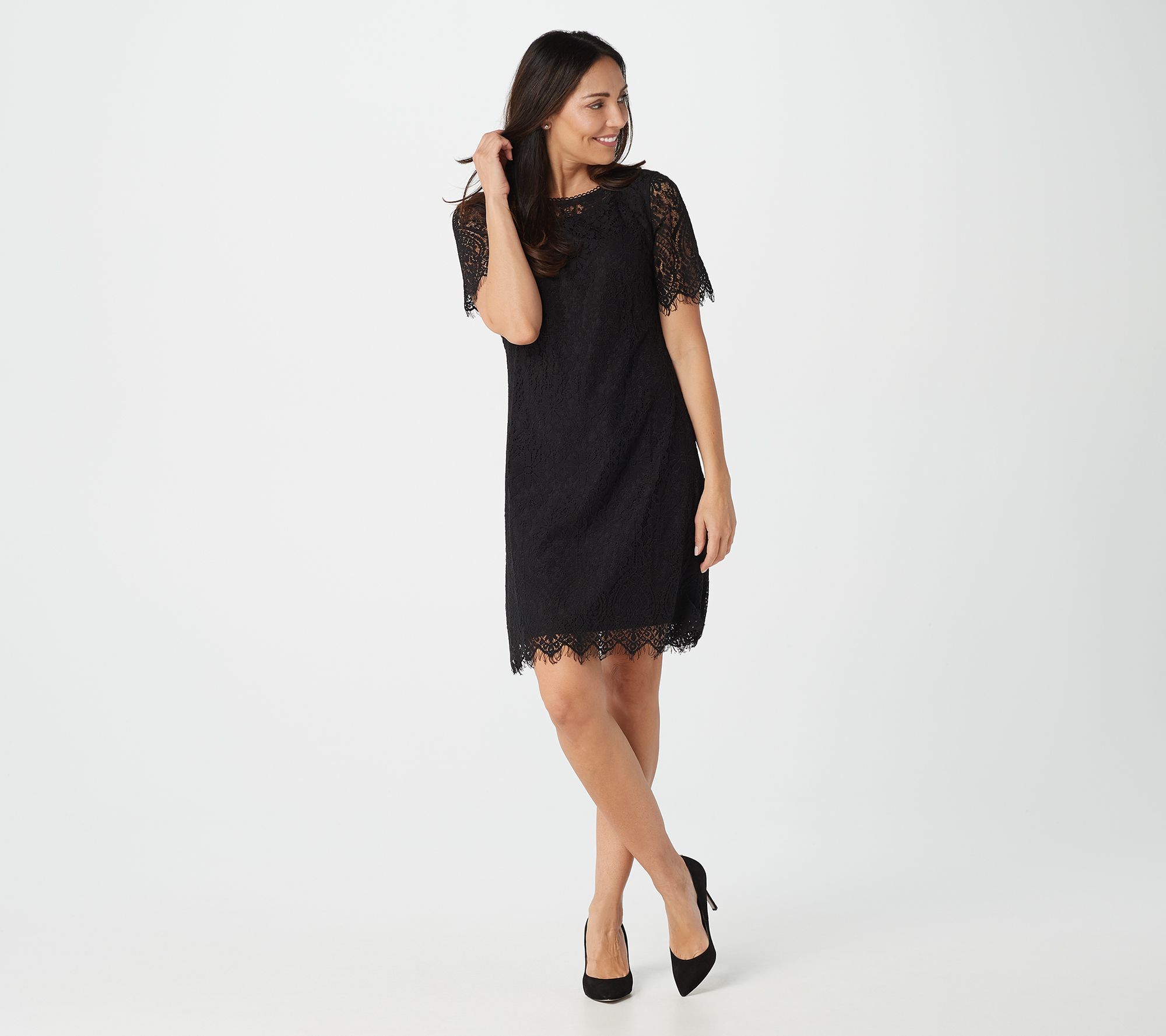 qvc isaac mizrahi lace dress