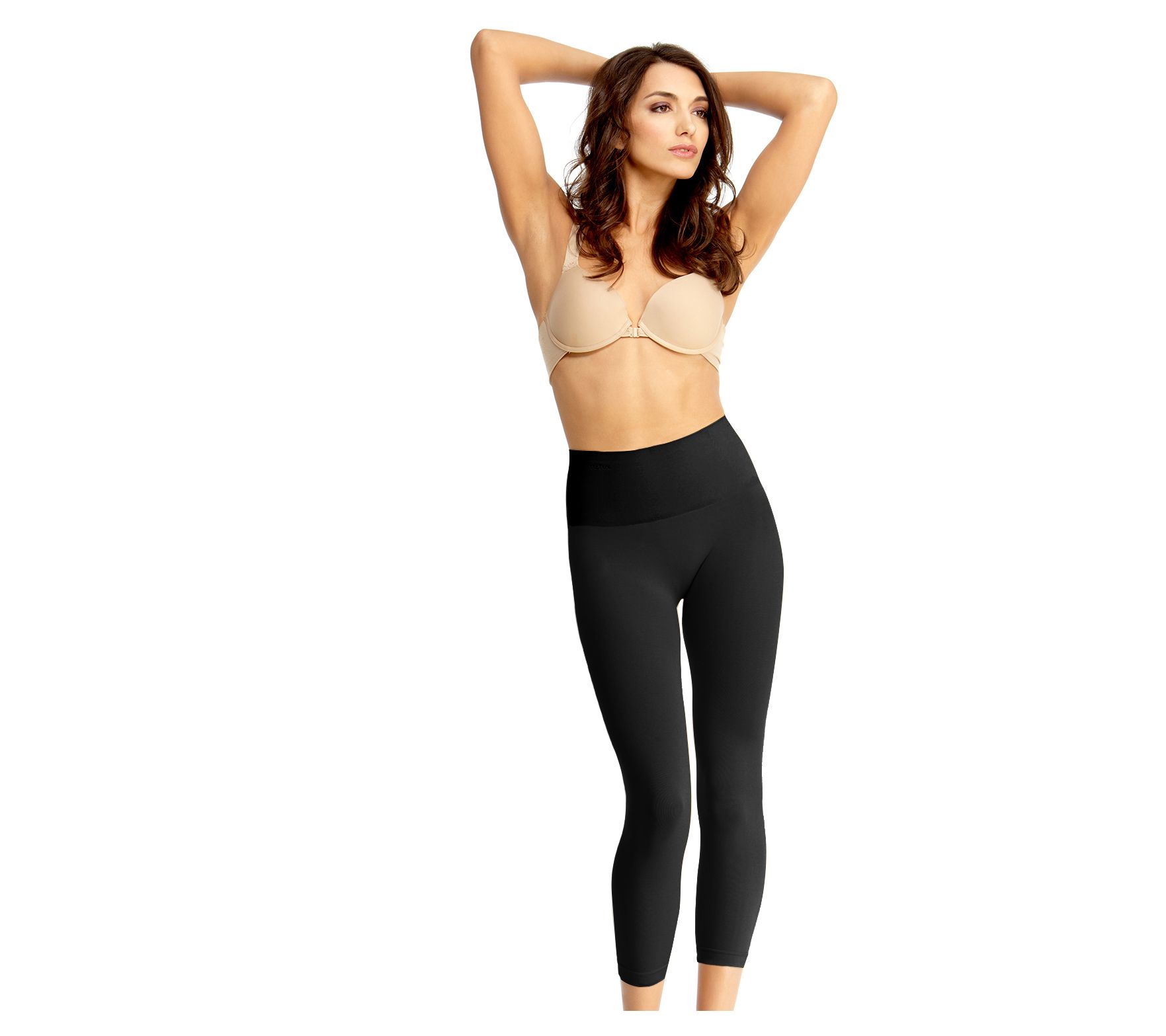 Leather Look Shapewear Leggings  Seamless & High Waisted – LUXESÓ