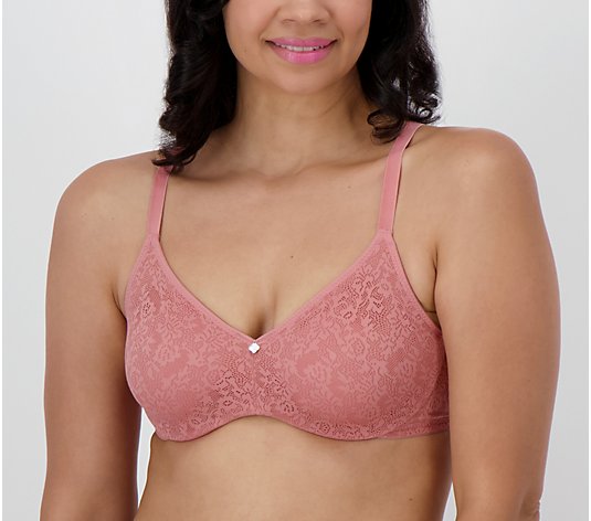Breezies Lace Unlined Underwire or Wirefree Support Bra