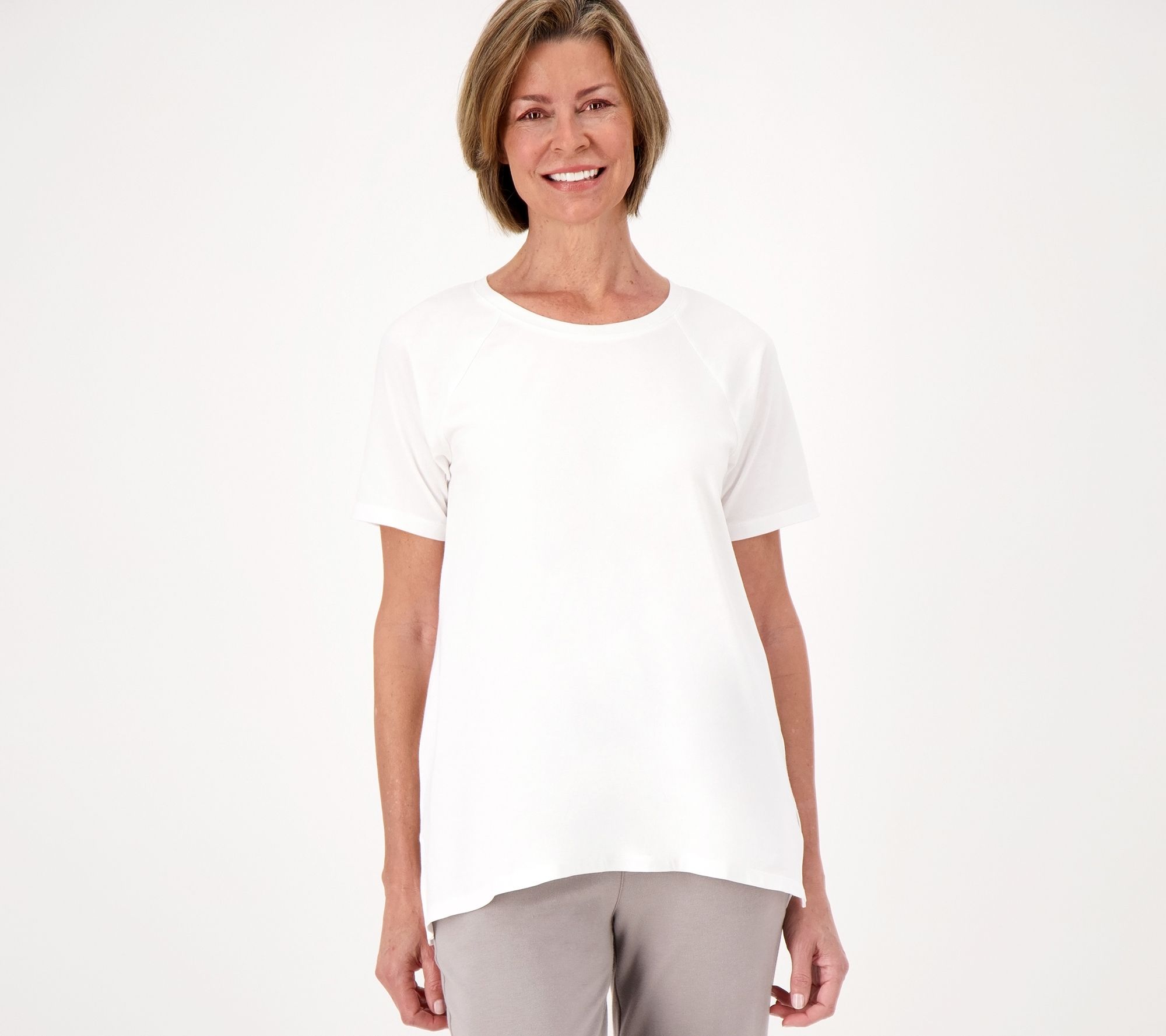 Susan Graver SG Sport Thermal Knit Top with Thumbhole Detail - QVC.com