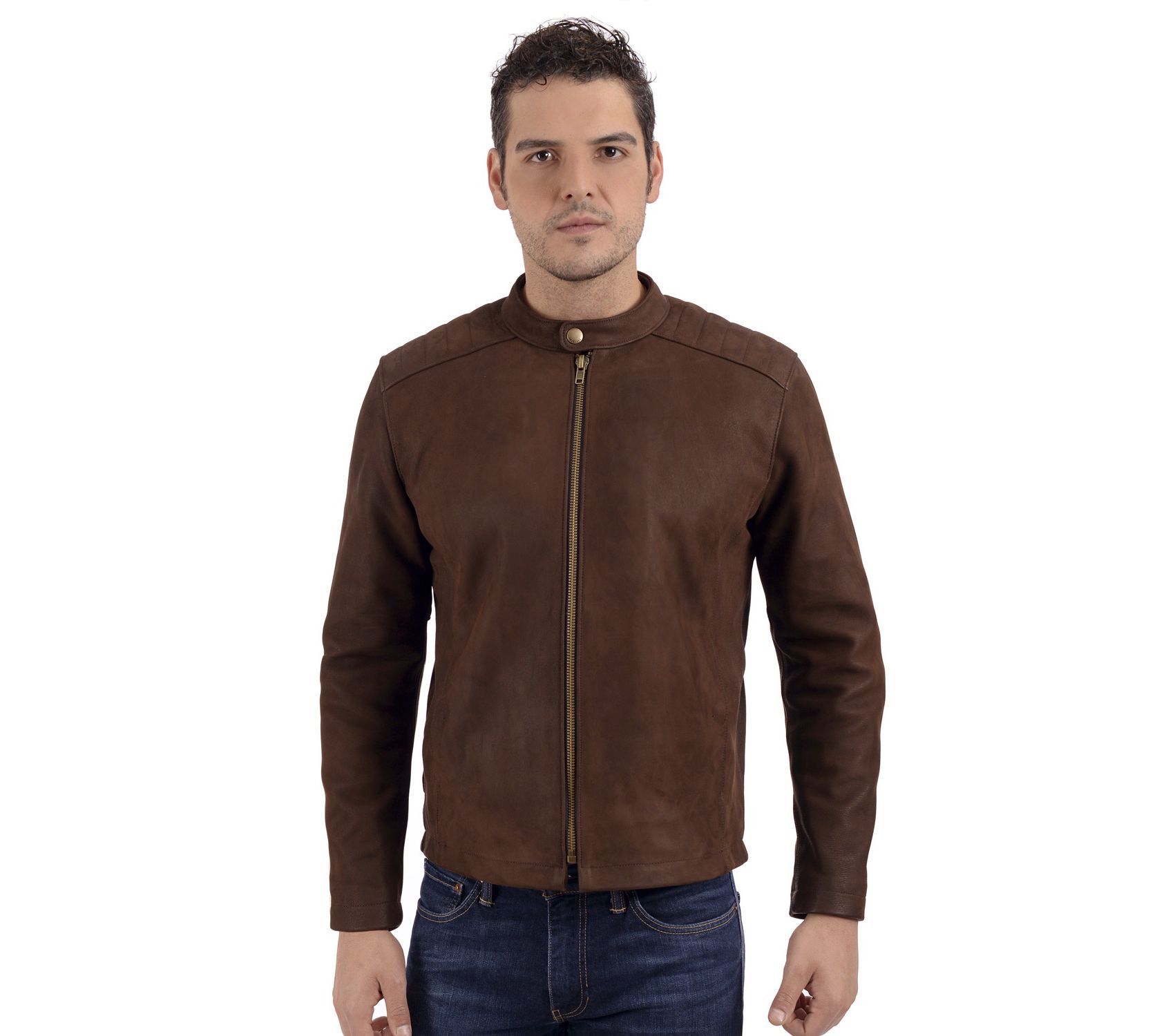 Frye Men's Banded Collar Jacket