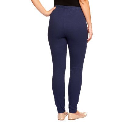 Denim & Co. Stretch Leggings - QVC.com