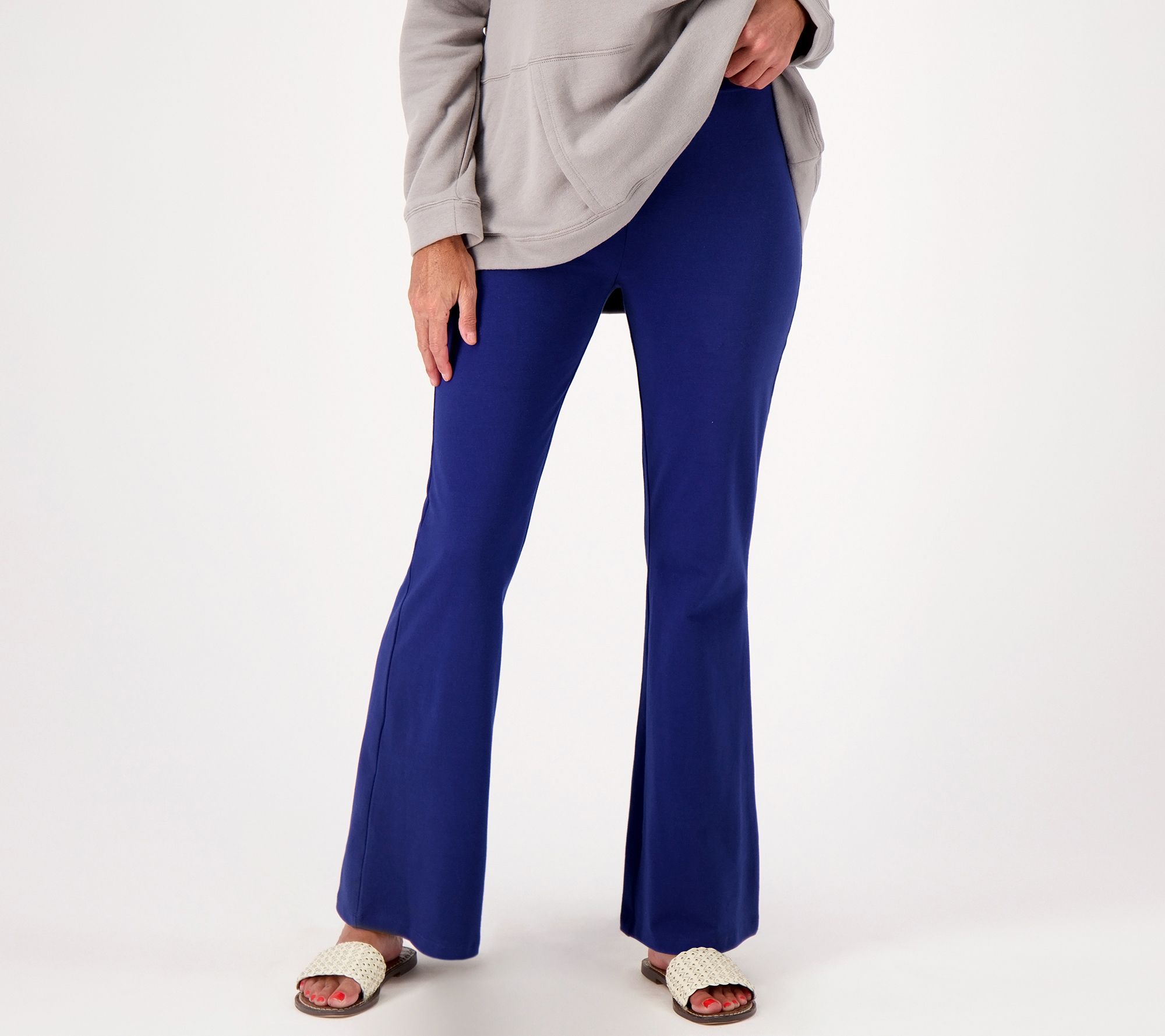 LOGO by Lori Goldstein Tall Knit Traveler Pants