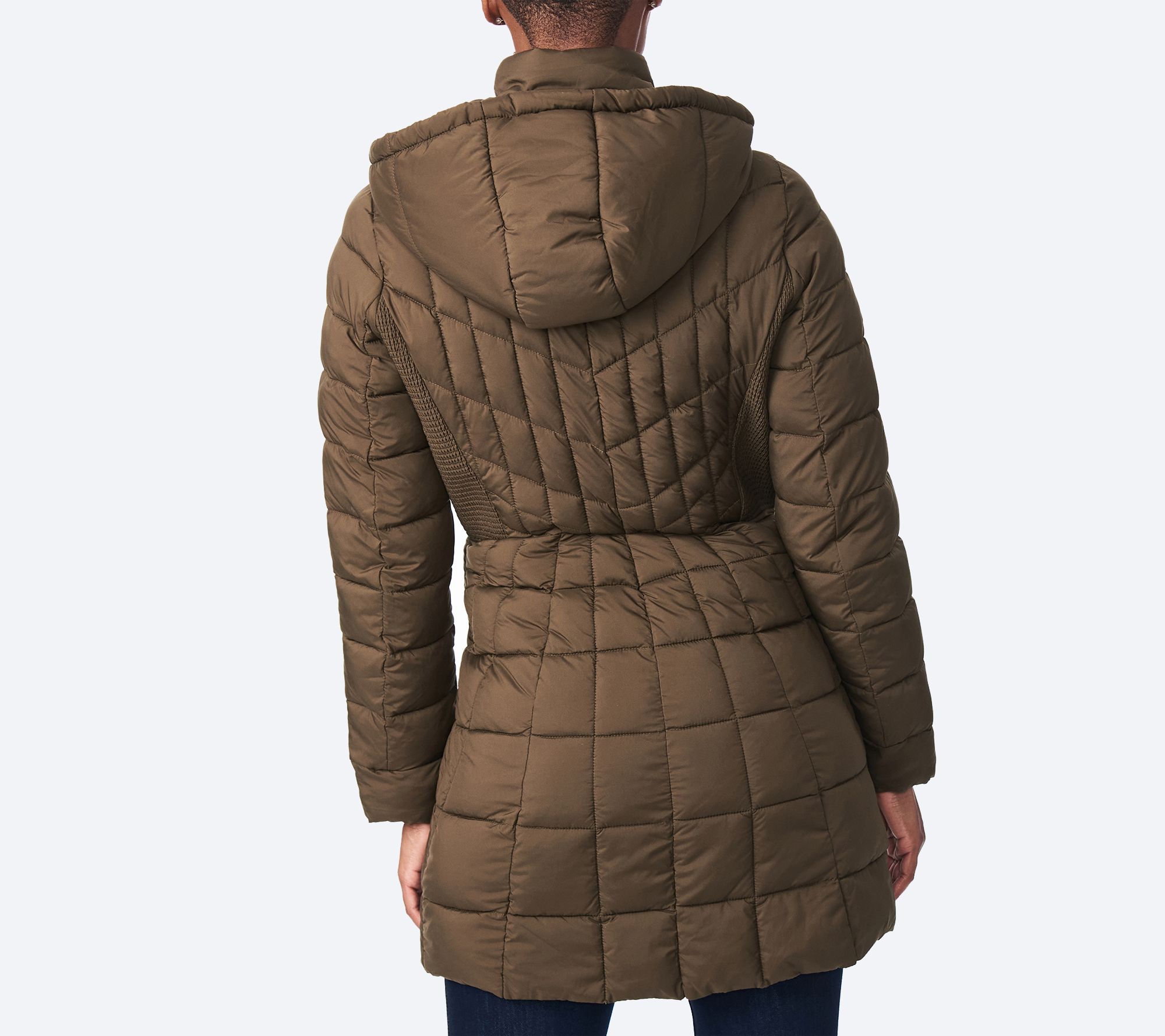 Bernardo EcoPlume Packable Hooded Walker with Bib