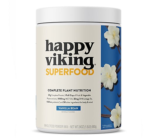 Happy Viking Complete Plant Superfood Meal Powder 15 Servings