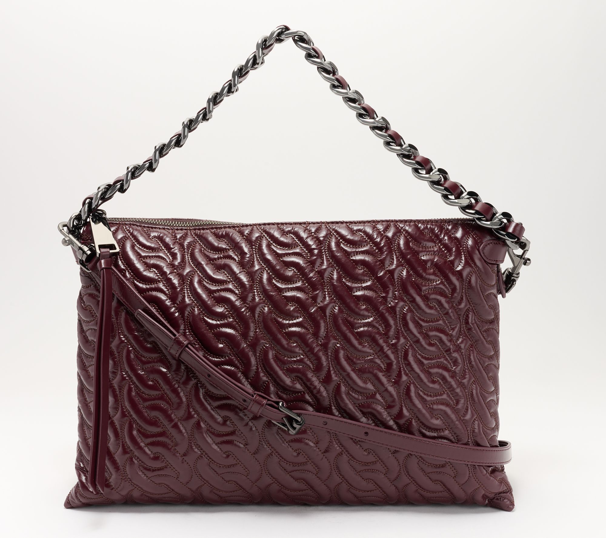 Rebecca Minkoff Edie Chain Quilted Leather Shoulder Bag