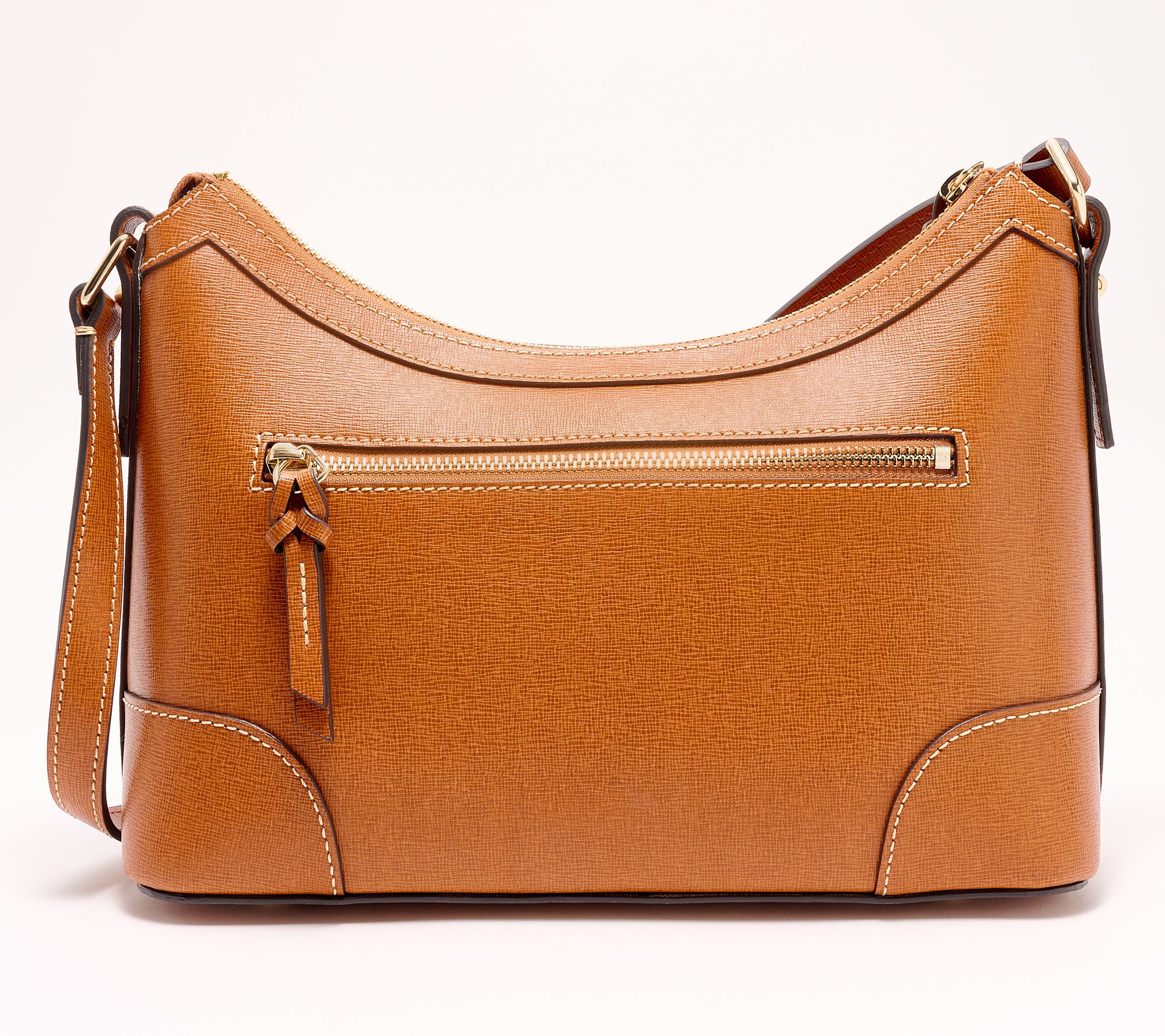 Dooney & Bourke Saffiano Leather Large Shoulder Bag - QVC.com