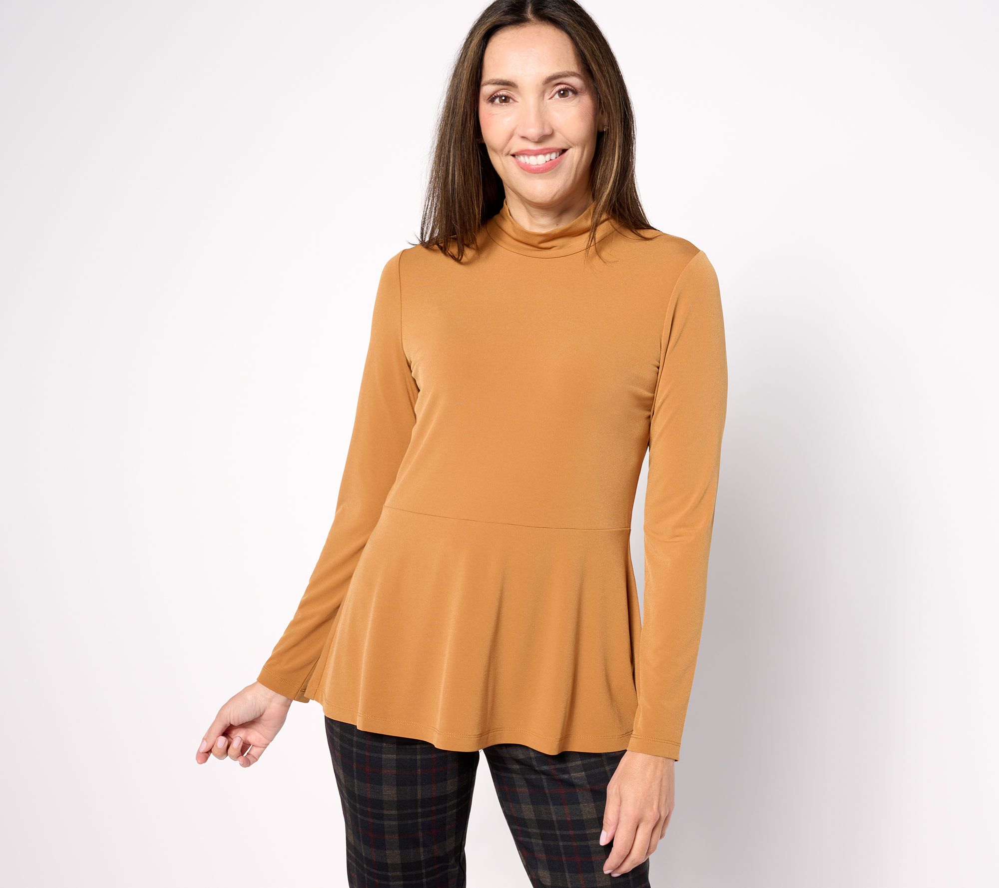 Susan Graver Sleek Essentials Liquid Knit Top