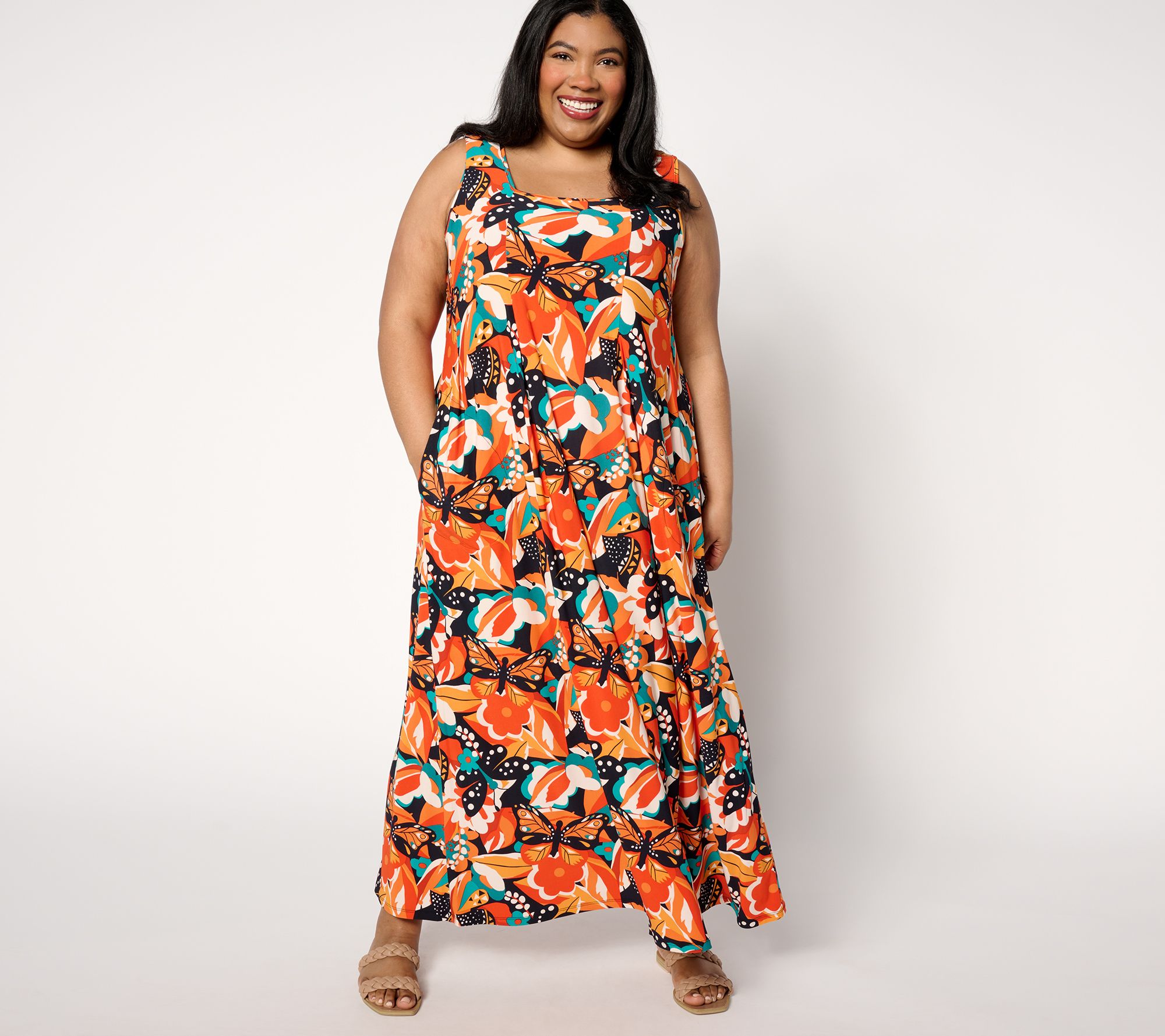 Attitudes by Renee Petite Como Jersey Pleatastic Waist Dress