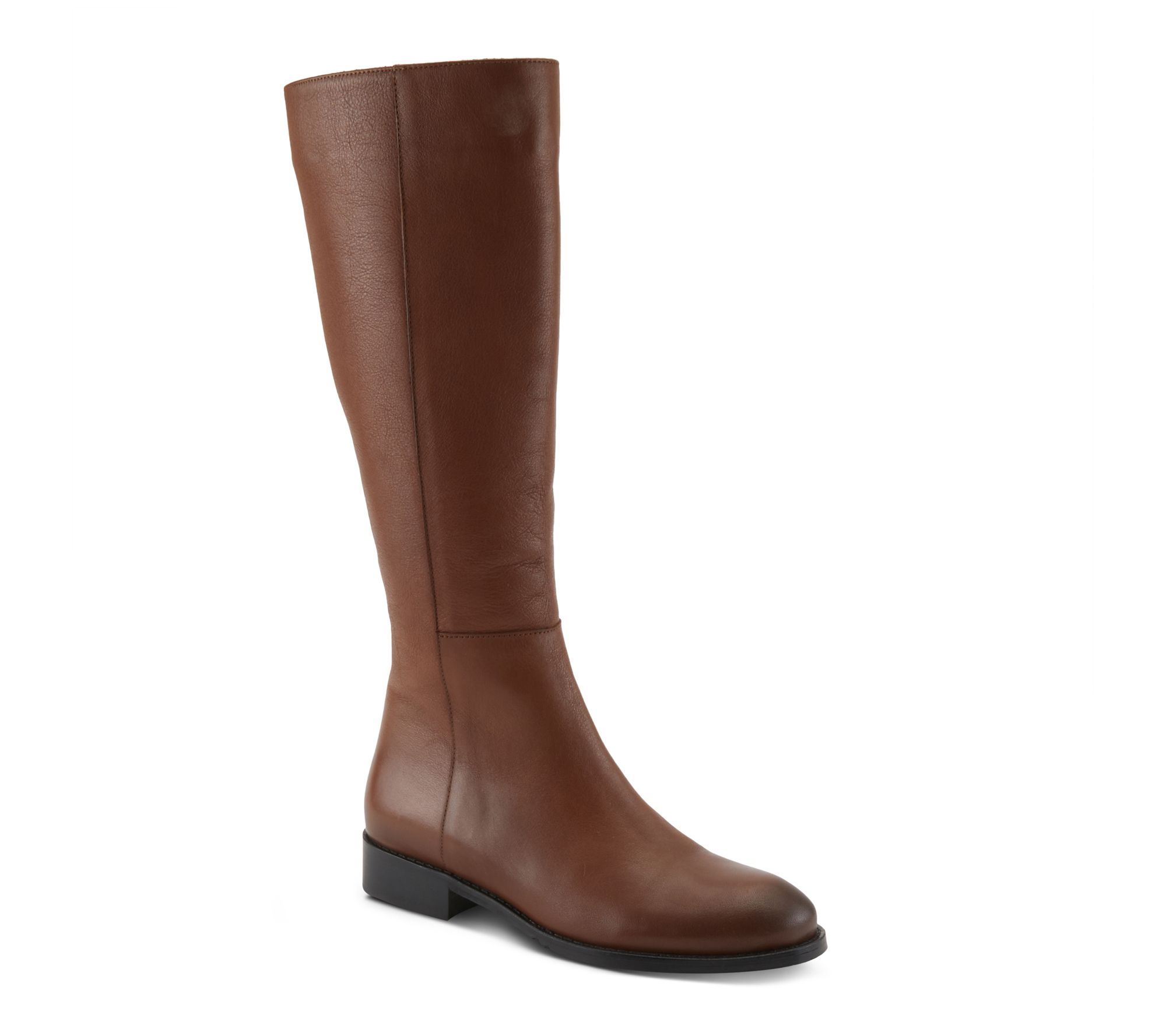 Spring Step Leather Knee-High Boots - Hightail - QVC.com