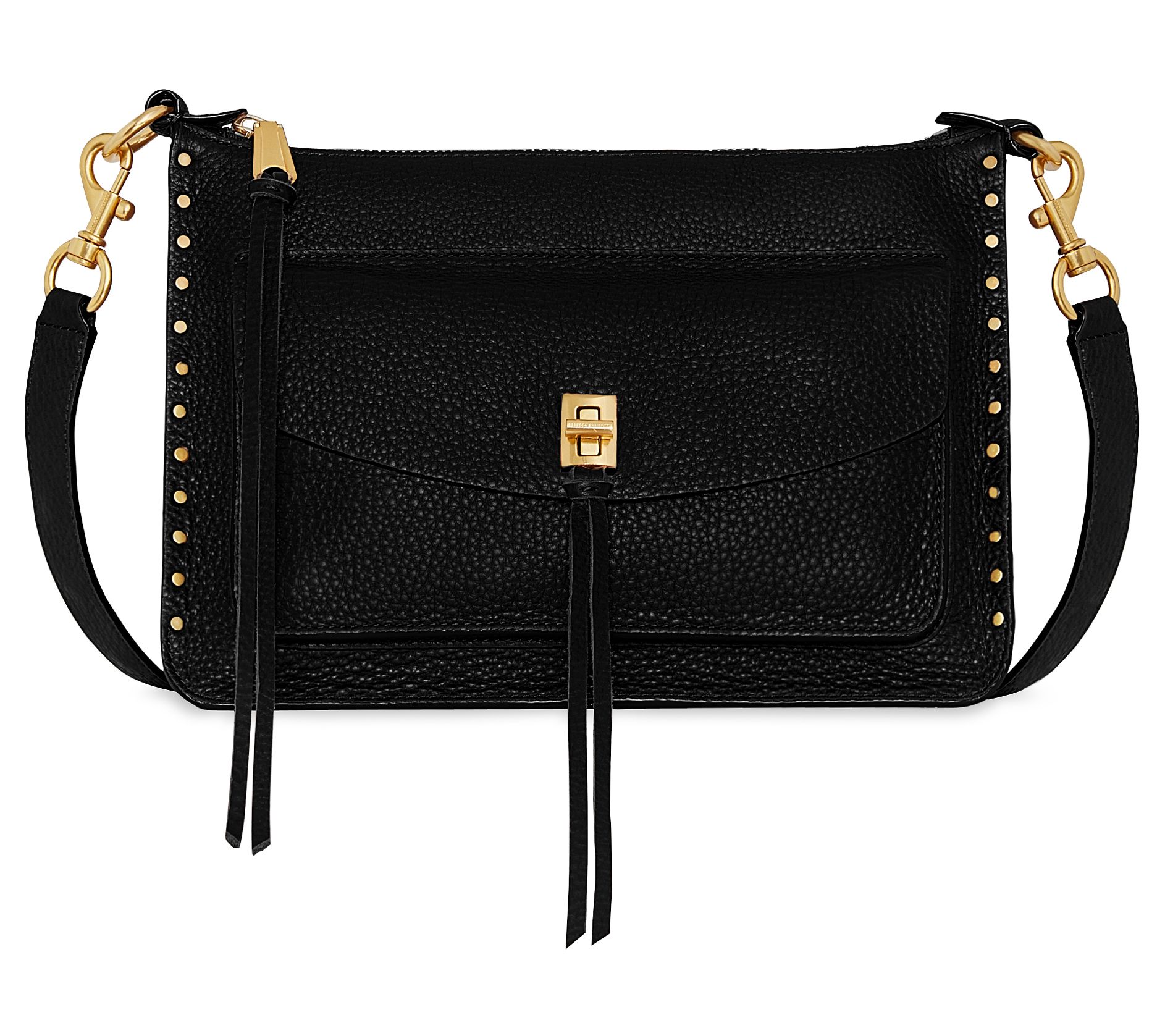 Rebecca minkoff darren leather shoulder bag hot sale