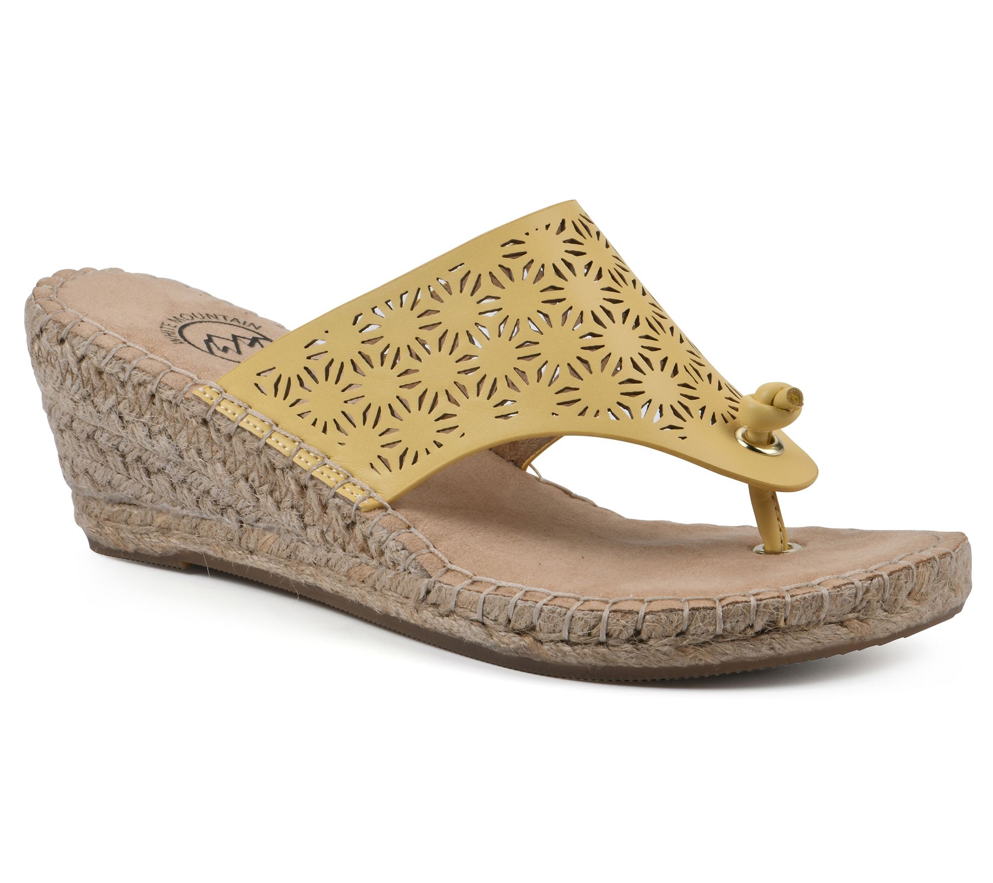 White mountain cisco discount espadrille wedge sandal