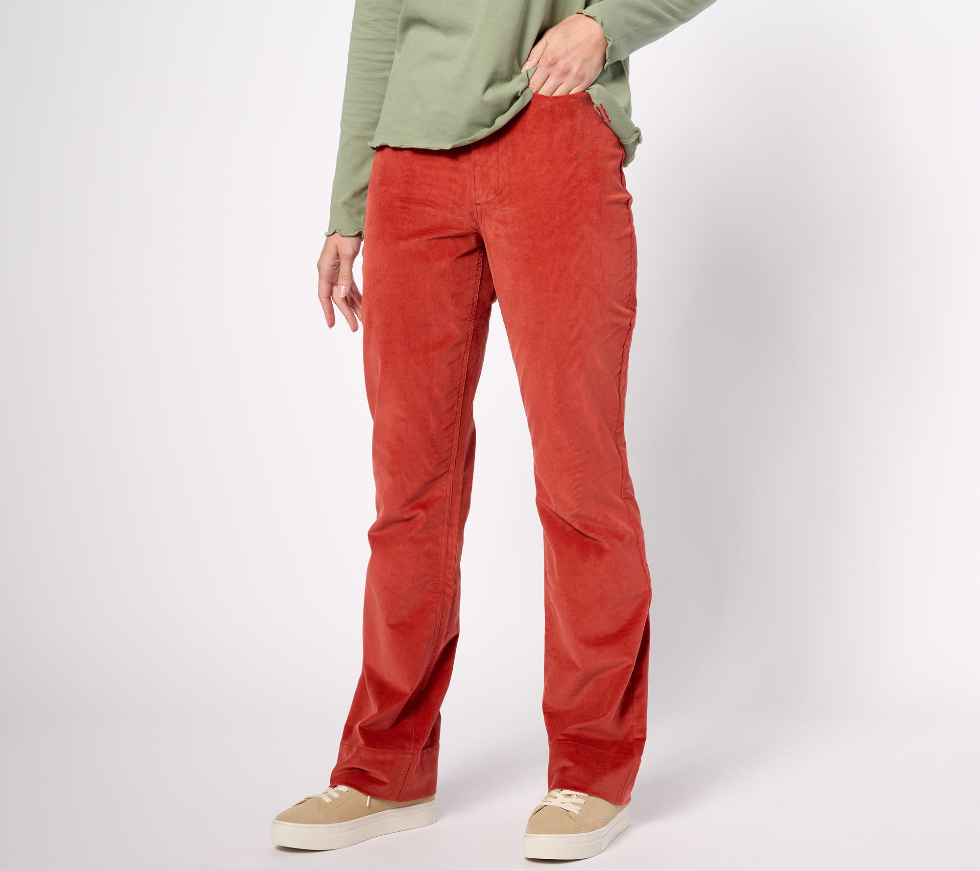 "As Is" Peace Love World Regular Fine Wale Corduroy Pant