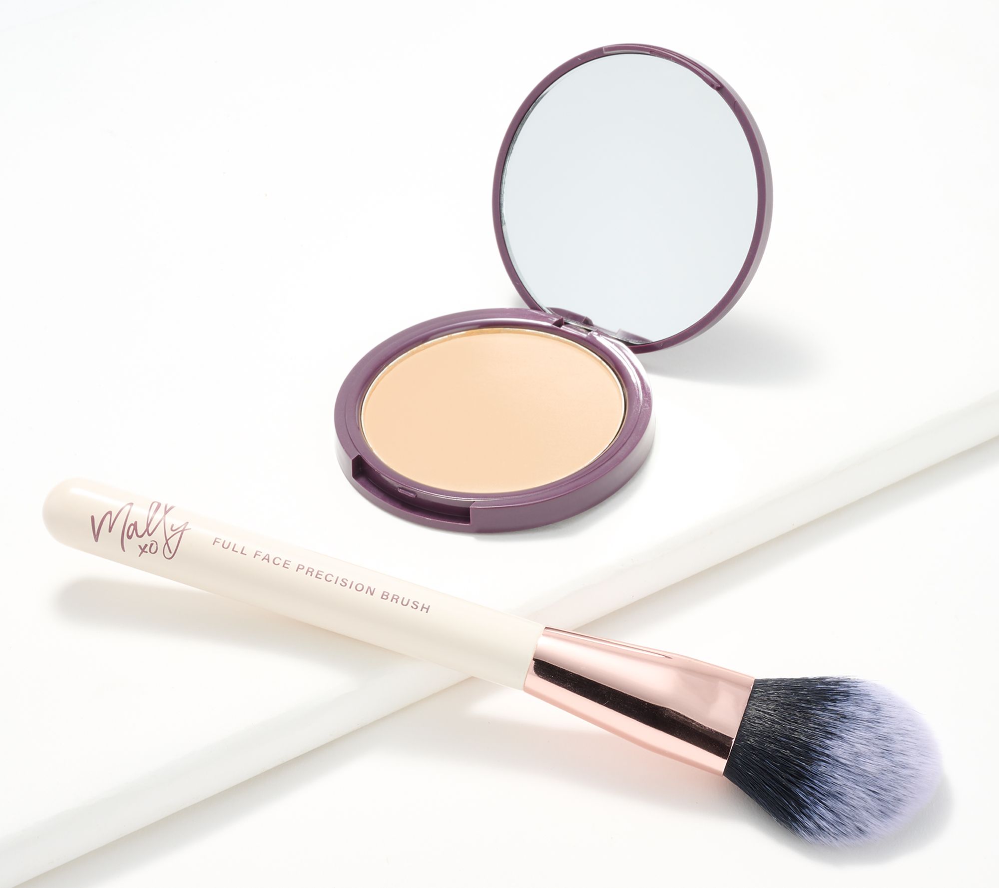 Mally Dark Circle Corrector Face Brightening Powdewith Brush