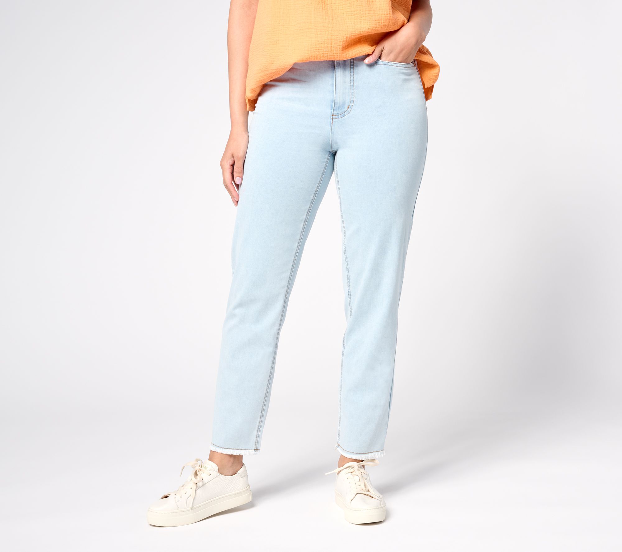 "As Is" Denim & Co. Canyon Retreat Desert Denim Relaxed Jean