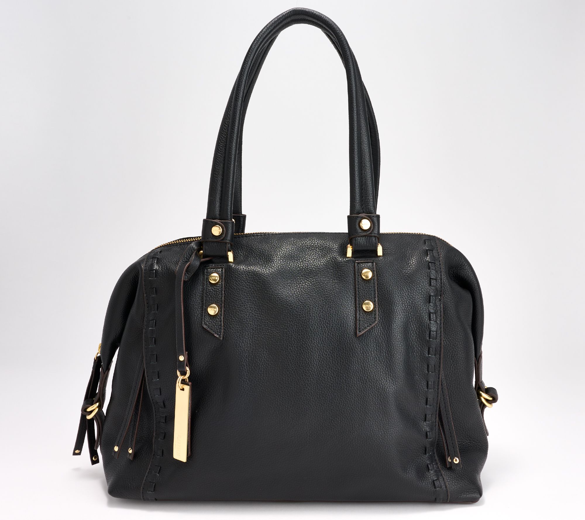 "As Is" LODIS Texas Leather San Tropez Satchel