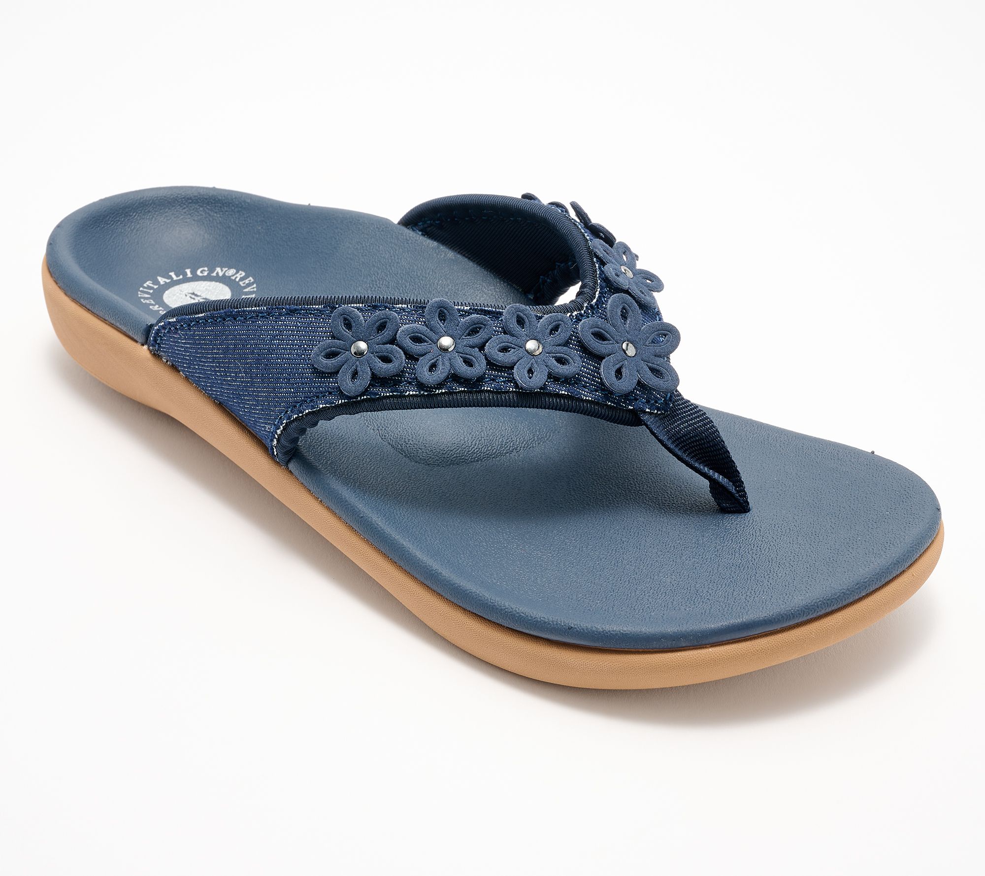 Revitalign Orthotic Floral Thong Sandals - Yumi Hamptons