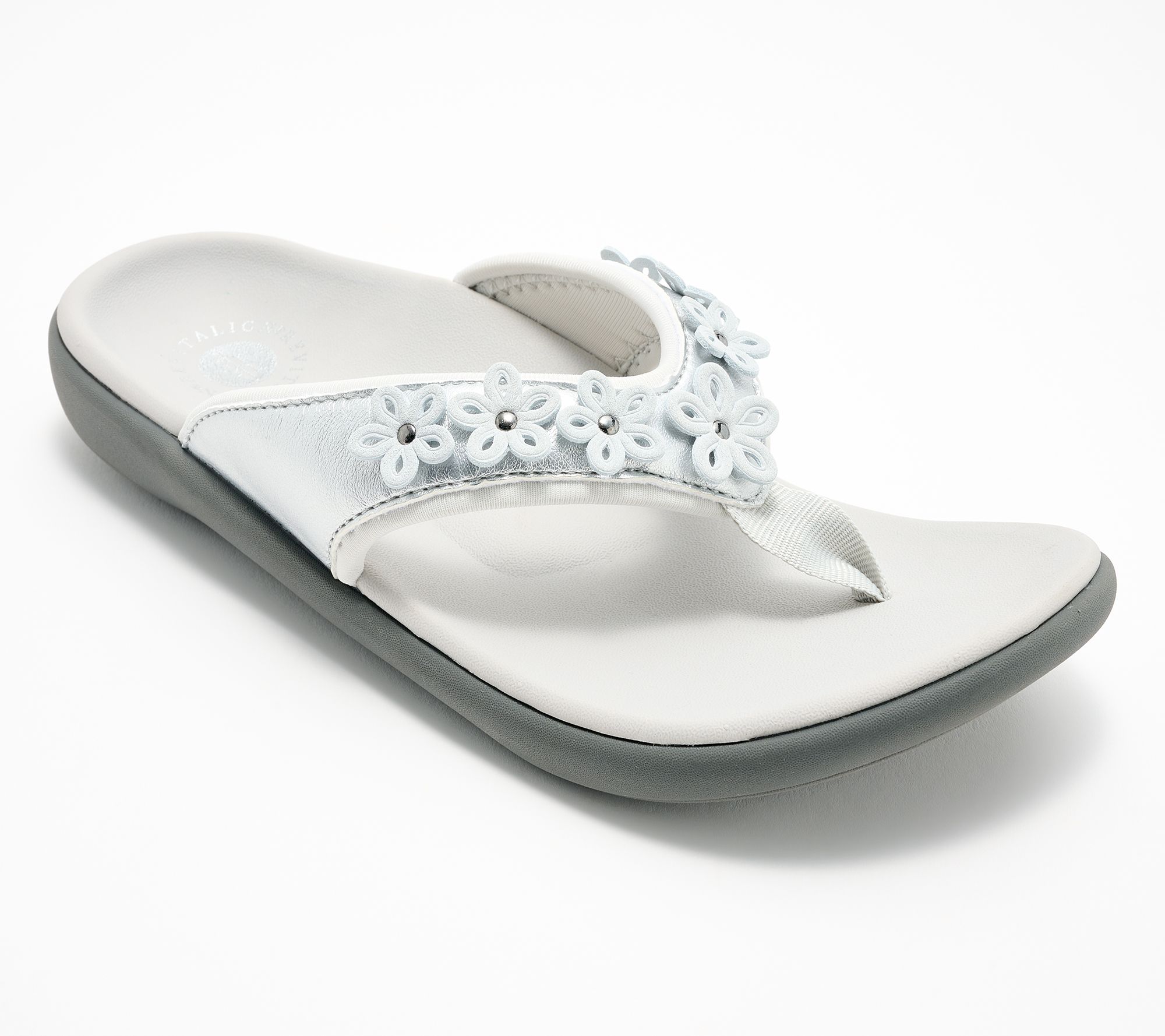 Revitalign Orthotic Floral Thong Sandals - Yumi Hamptons