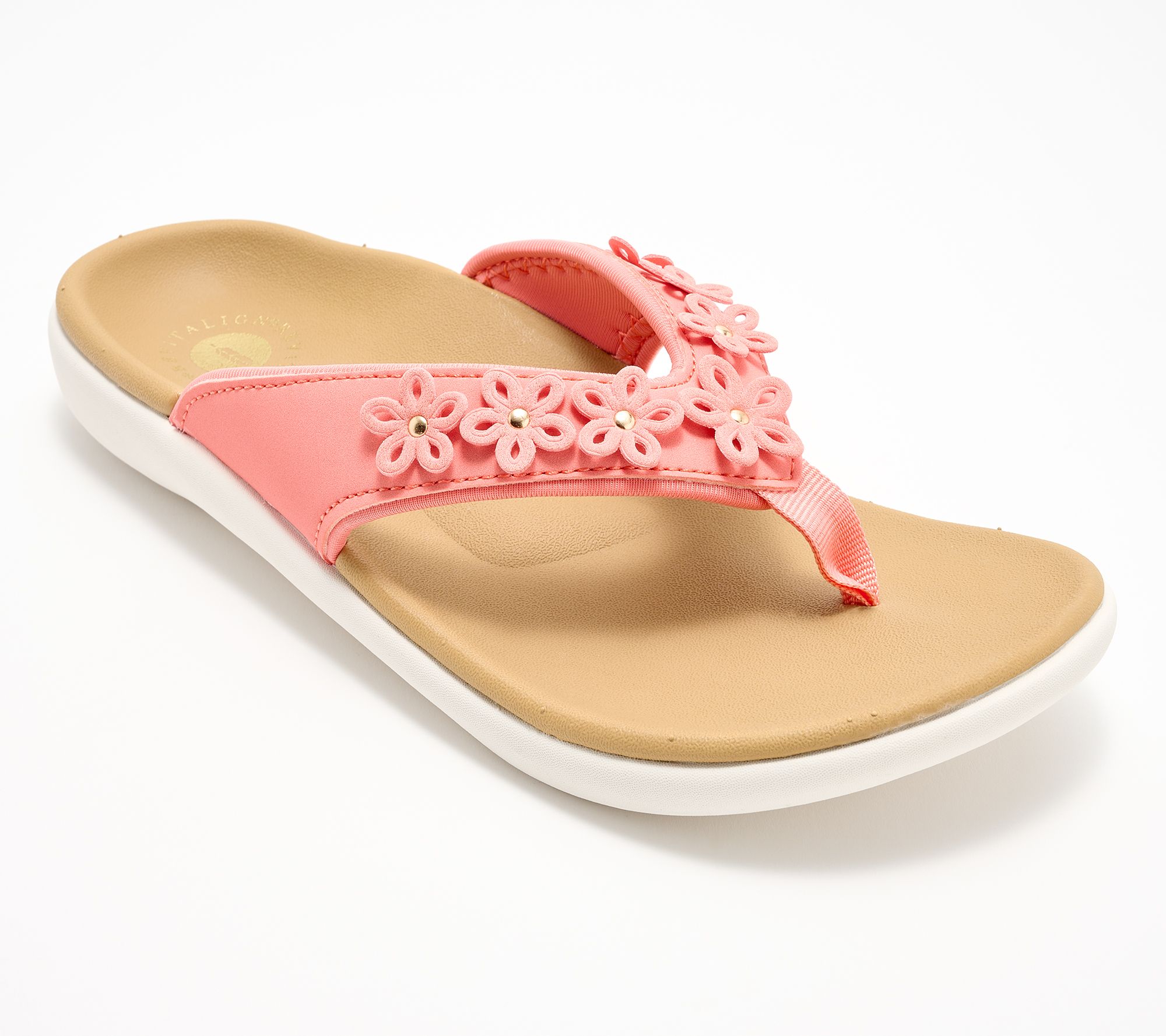 Revitalign Orthotic Floral Thong Sandals - Yumi Hamptons