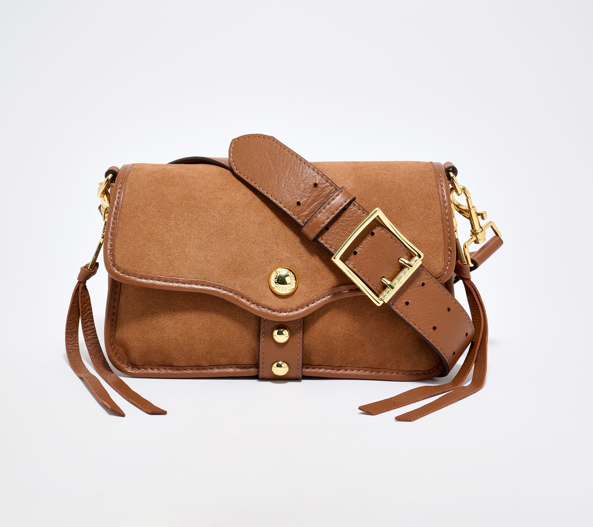 "As Is" Aimee Kestenberg Great Escape Medium Leather Crossbody