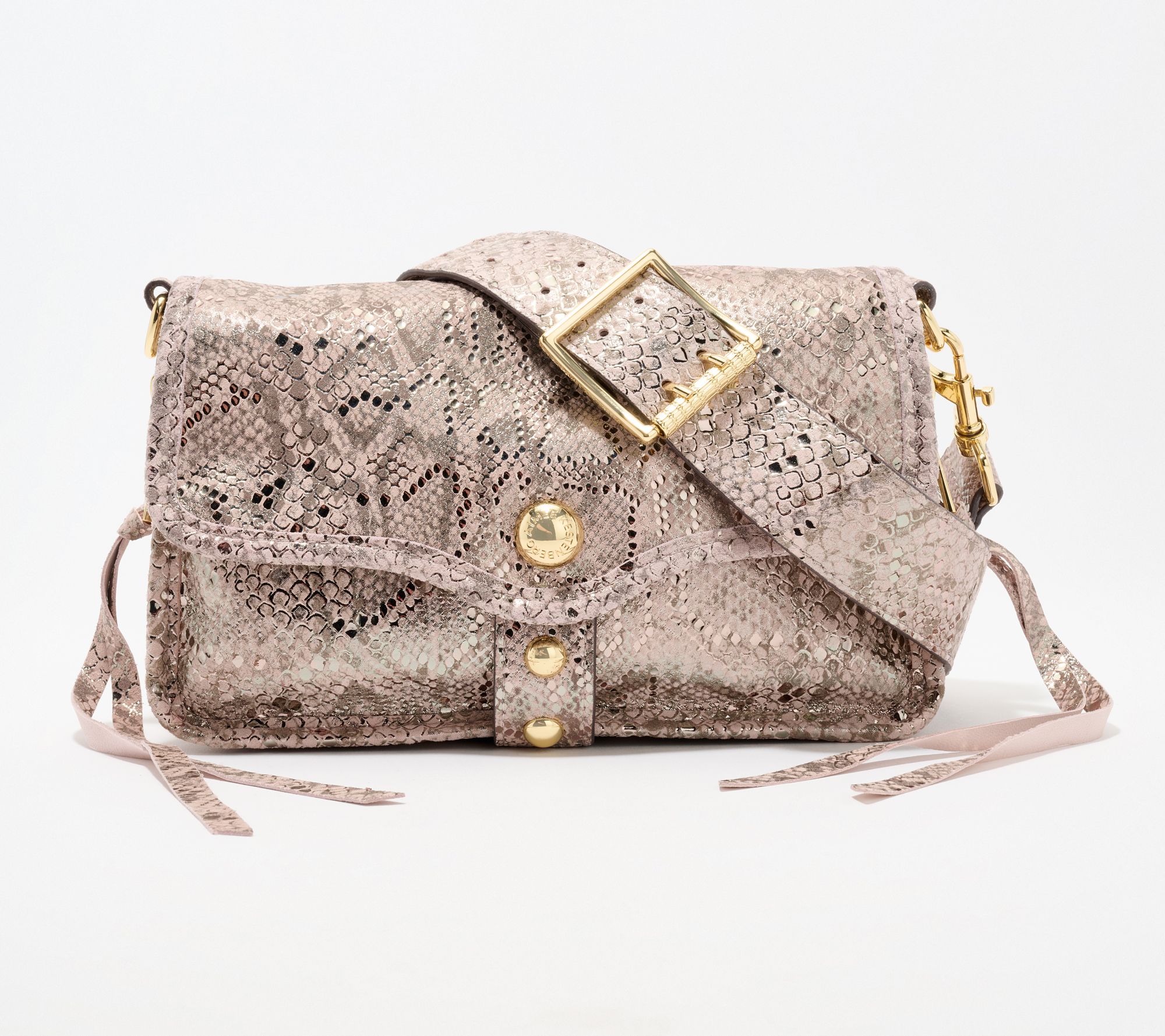 "As Is" Aimee Kestenberg Great Escape Medium Leather Crossbody