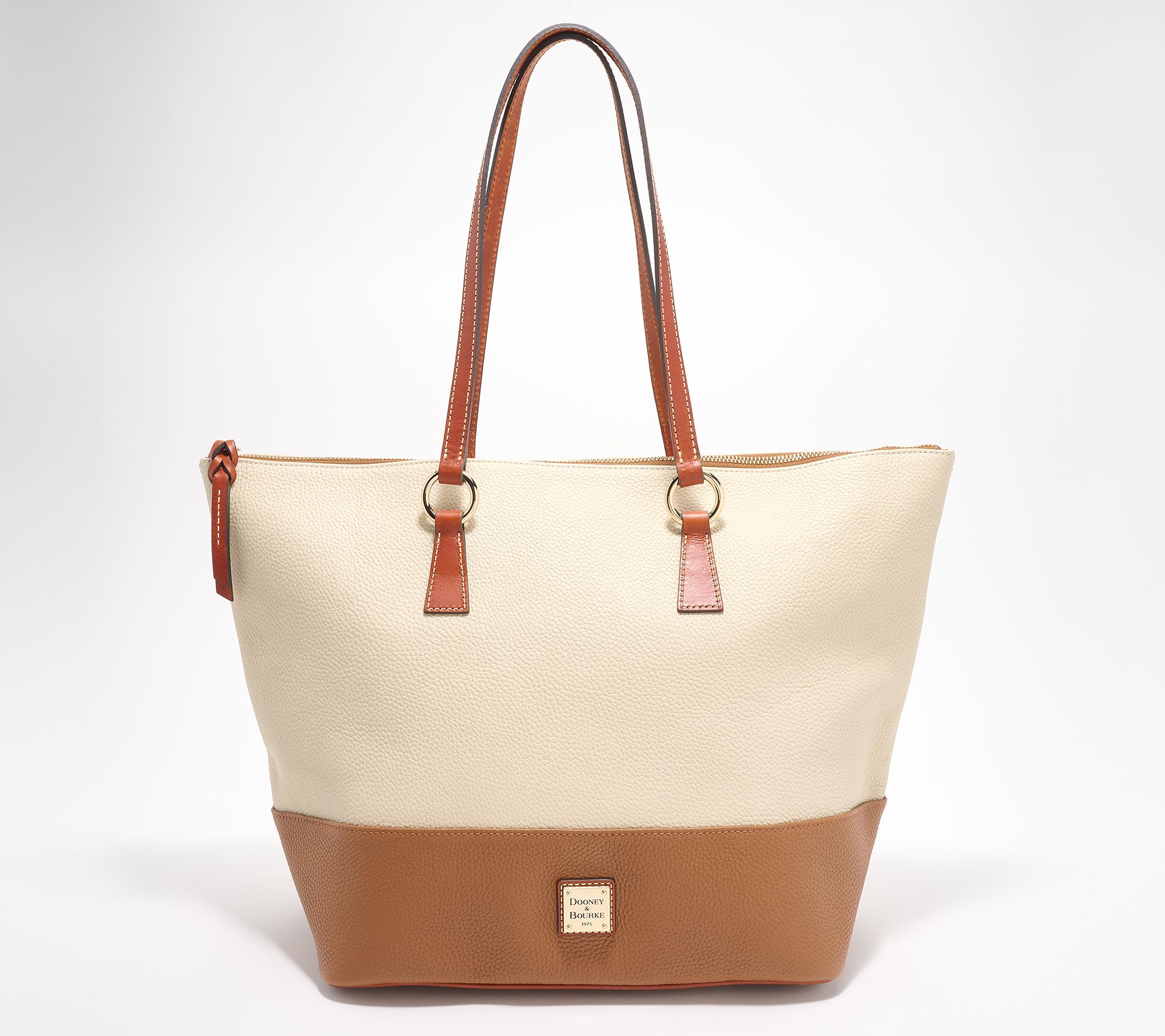 Dooney & Bourke Colorblock Pebble Leather Large Tobi Tote