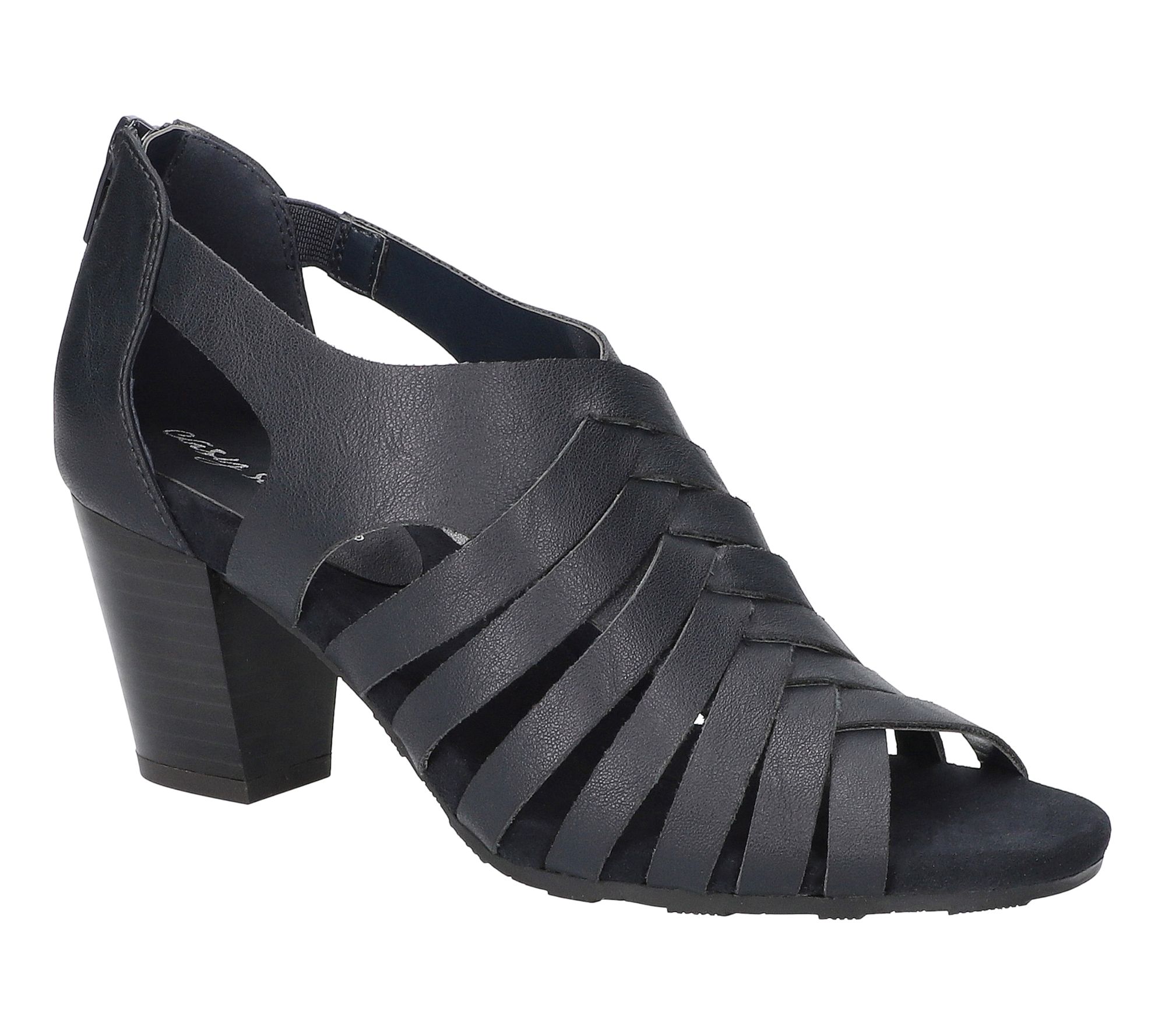 Easy Street Block Heel Sandals-Vanni