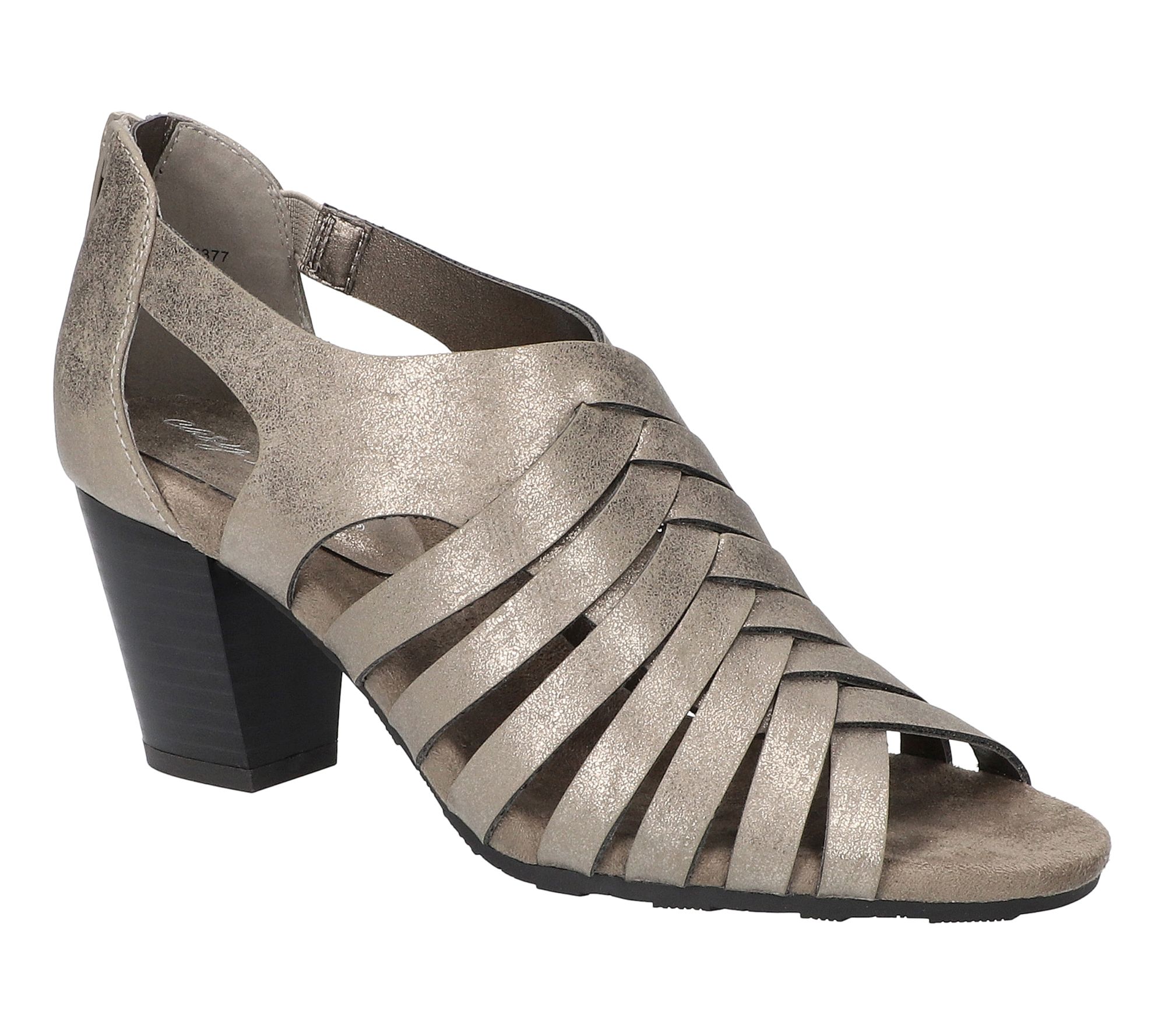 Easy Street Block Heel Sandals-Vanni