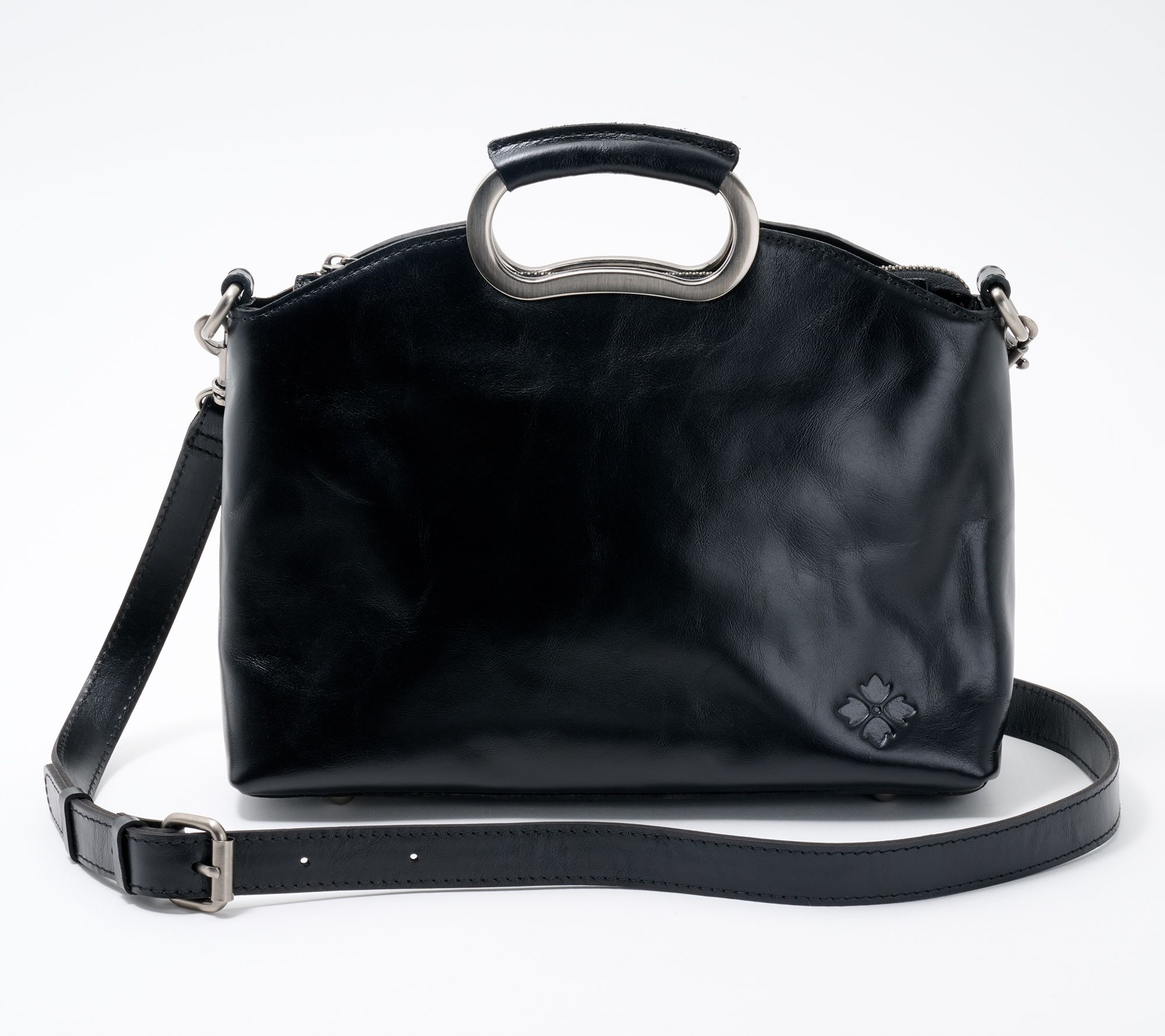 Patricia Nash Leather Top Handle Valetta Satchel