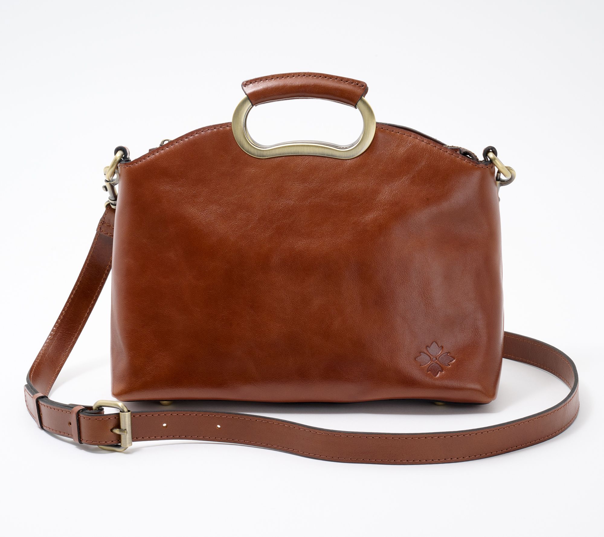 Patricia Nash Leather Top Handle Valetta Satchel