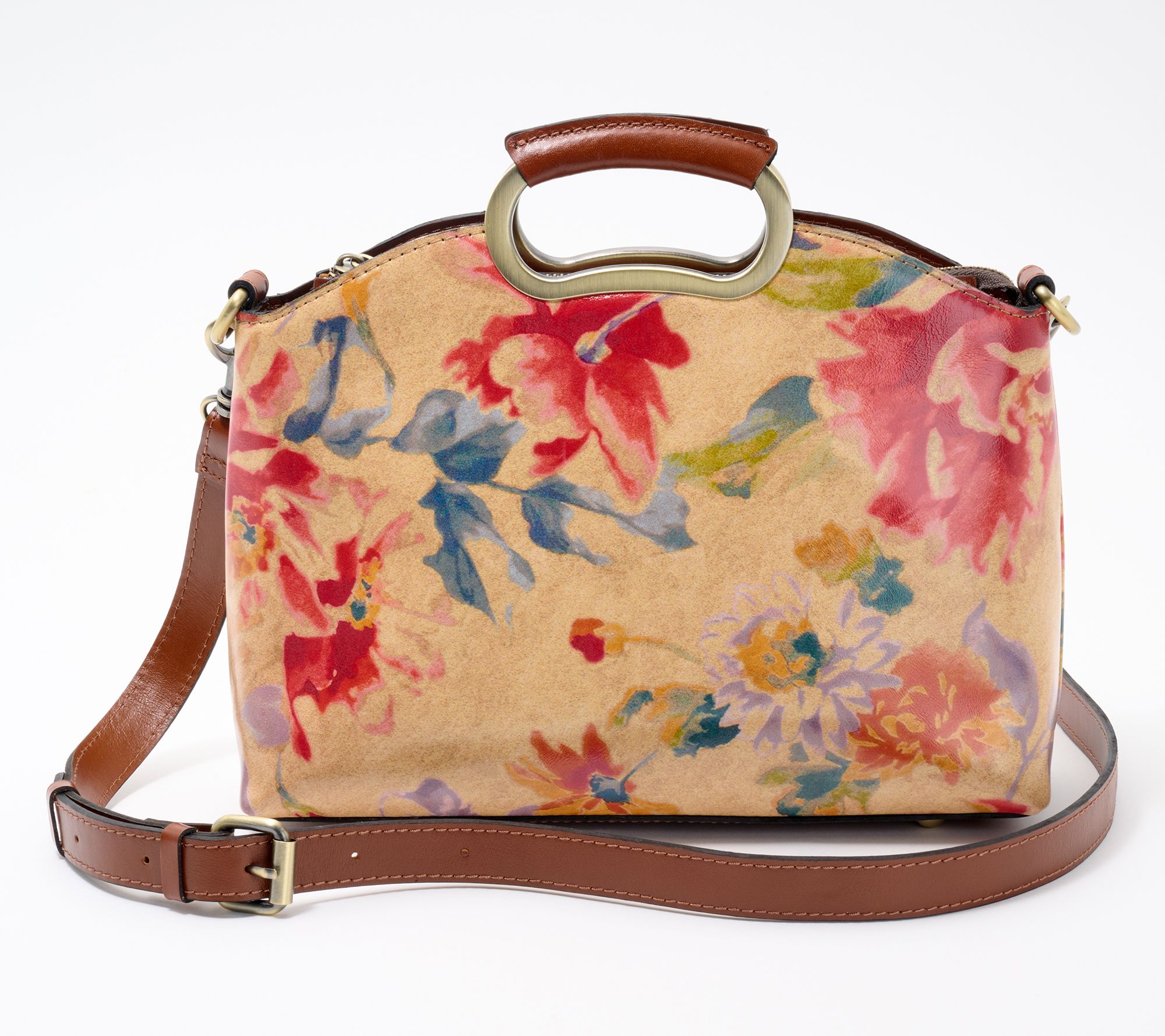 Patricia Nash Leather Top Handle Valetta Satchel