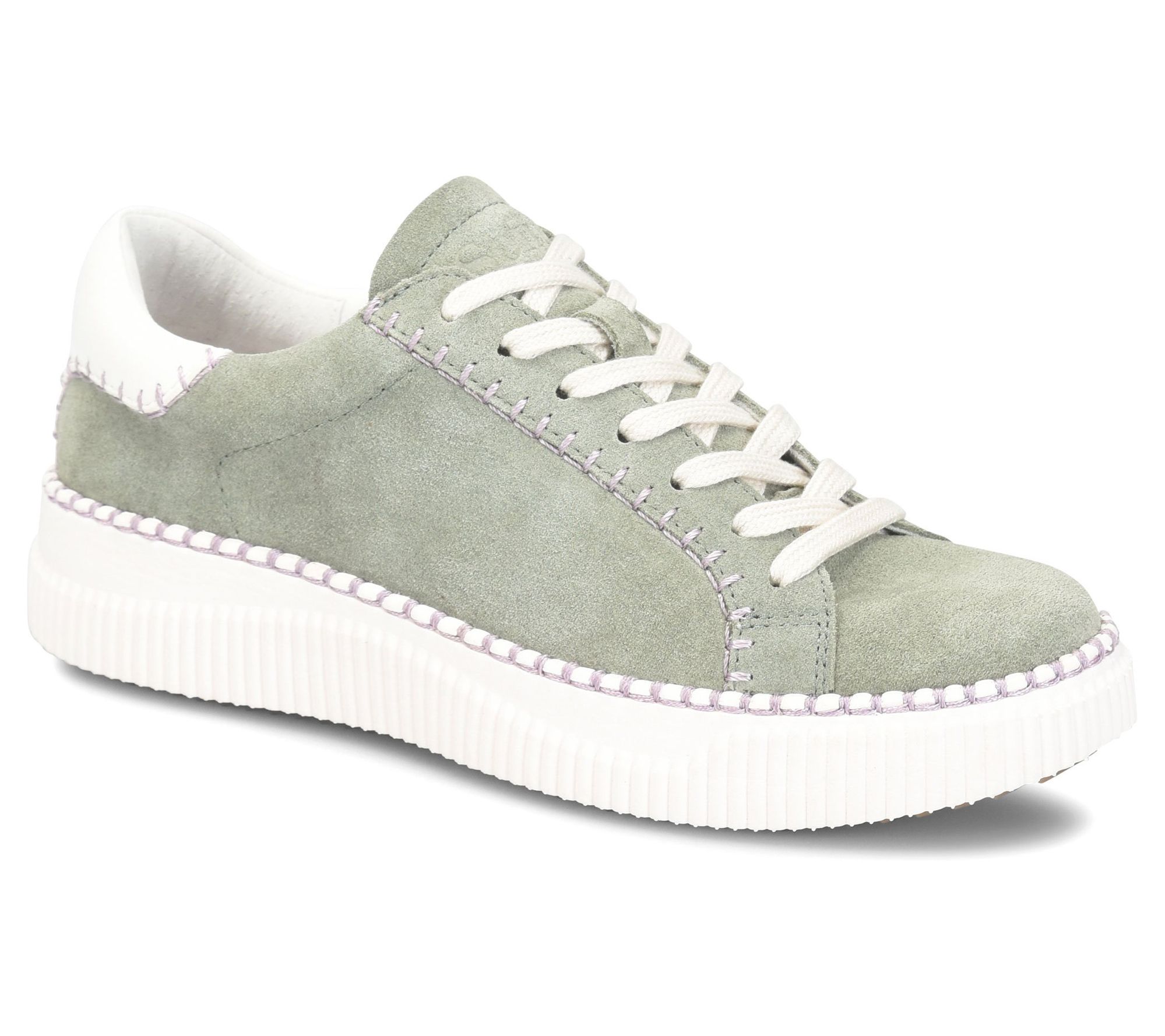 Sofft Blanket Stitch Leather Sneaker - Frazier