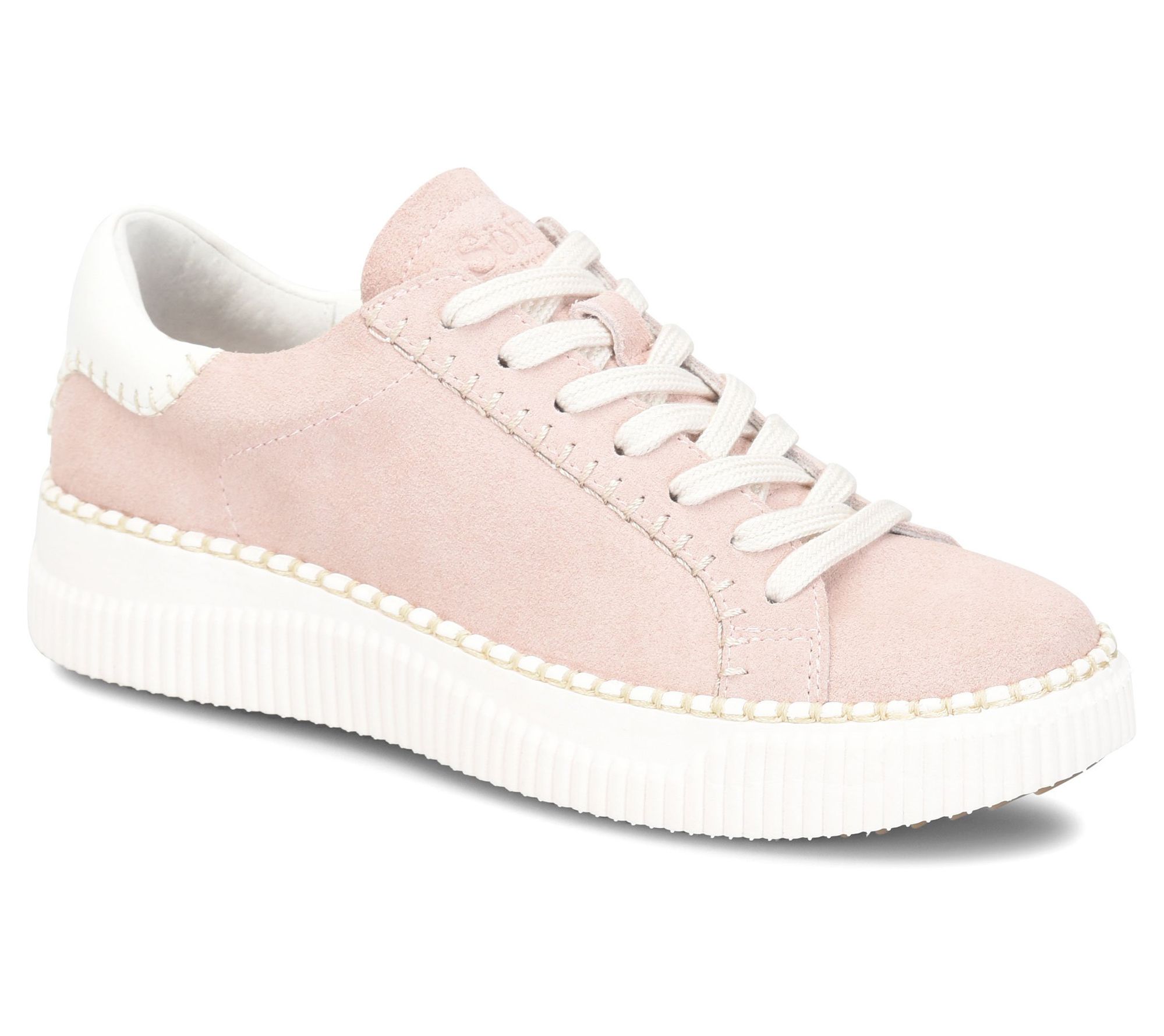 Sofft Blanket Stitch Leather Sneaker - Frazier