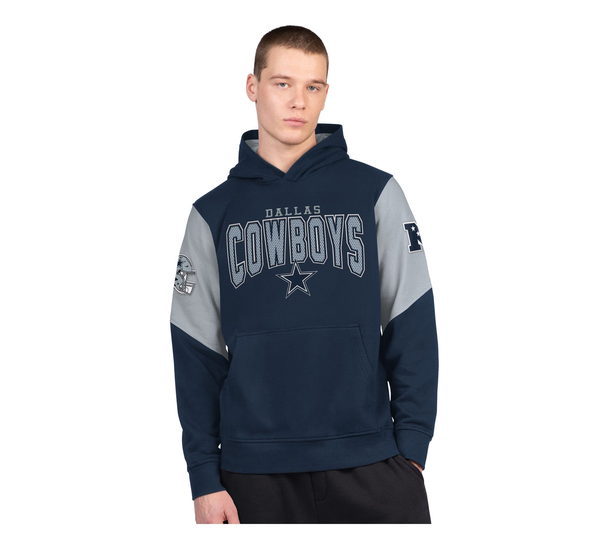 NFL Officially Licensed Dallas Embroidered Pullover Hoodie