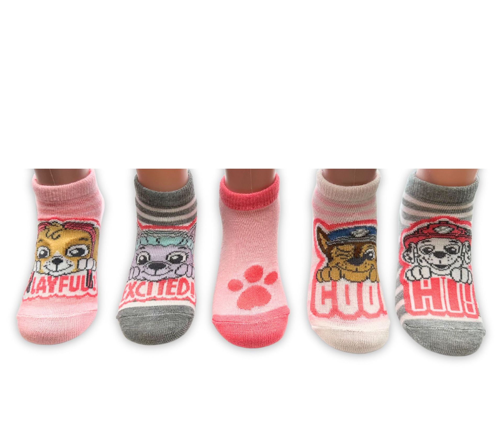 Paw Patrol Toddlers' Set of 5 Character ShortySocks