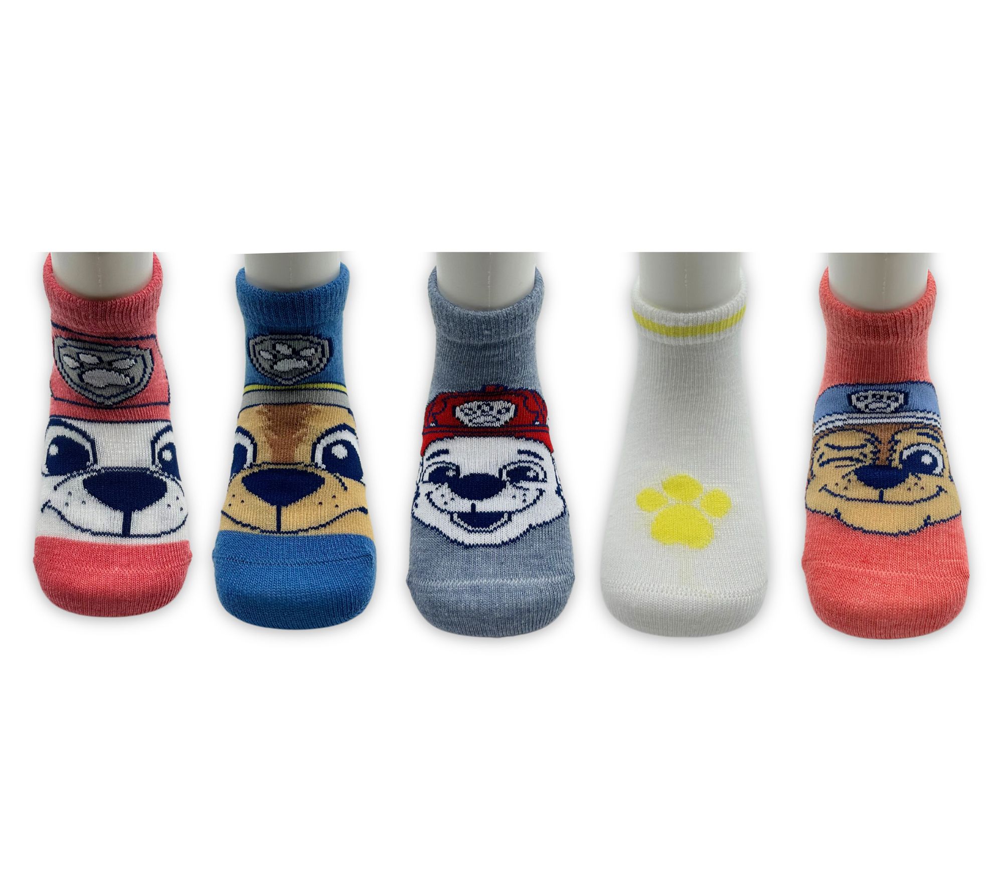 Paw Patrol Toddlers' Set of 5 Character ShortySocks