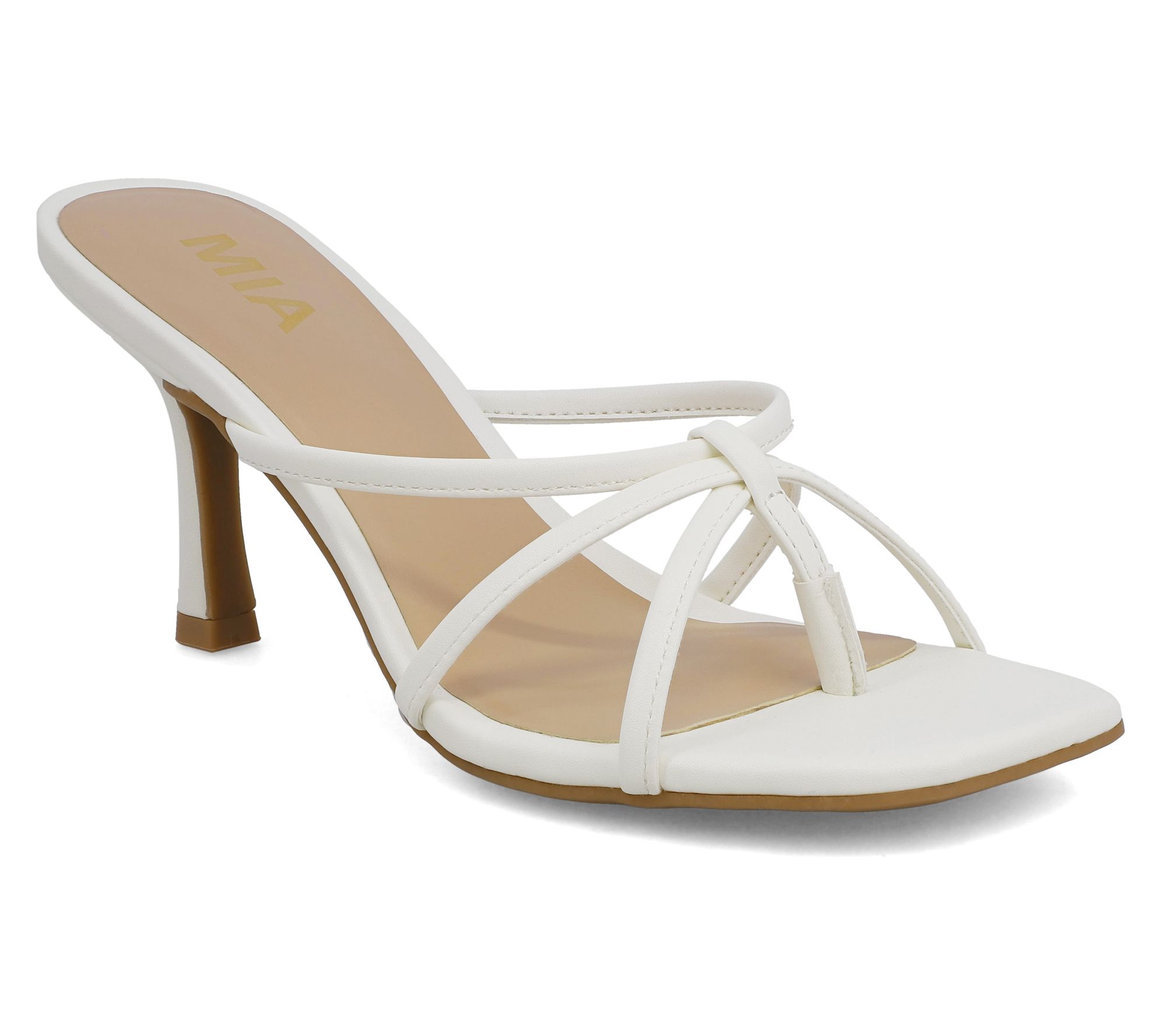 MIA Shoes Stiletto Heel Dress Sandals - Sybel