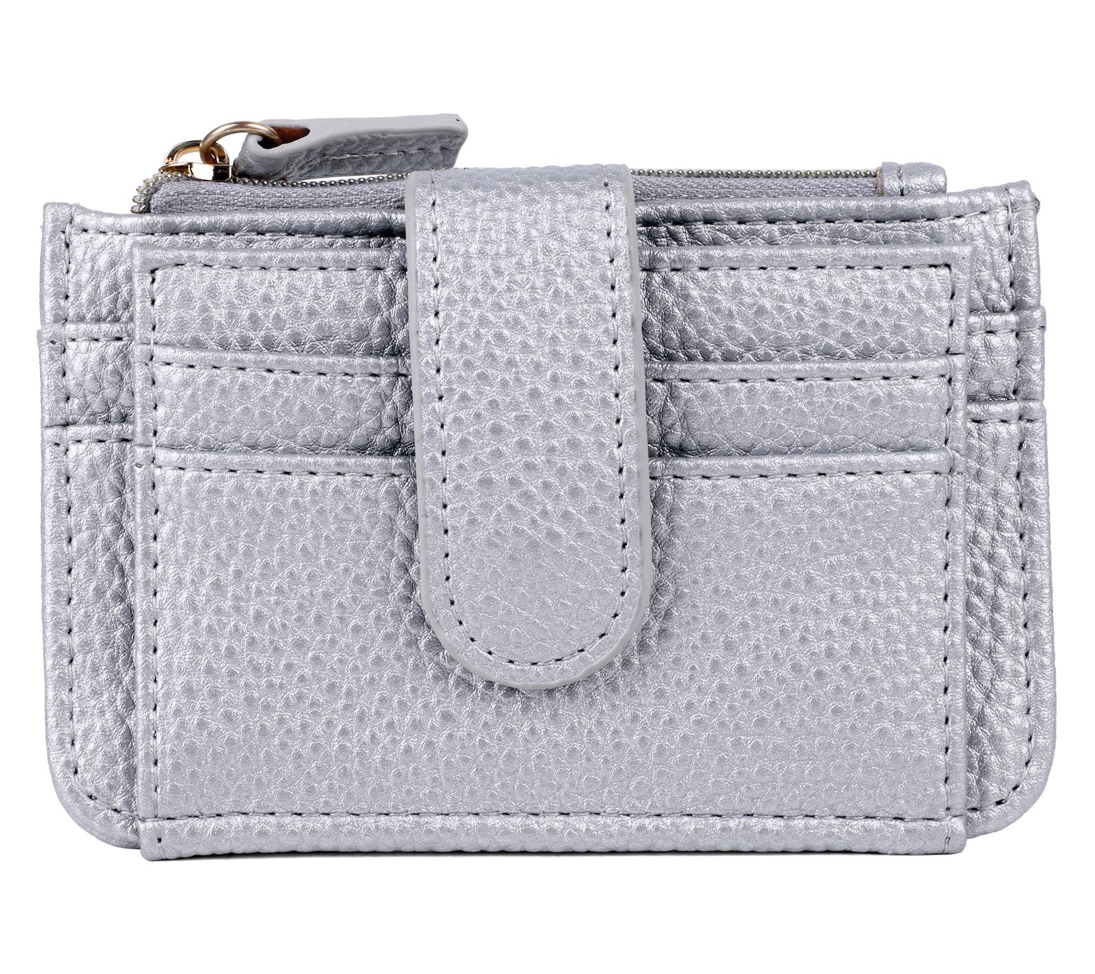 Julia Buxton Vegan Leather Bifold Slim RFID Card Case