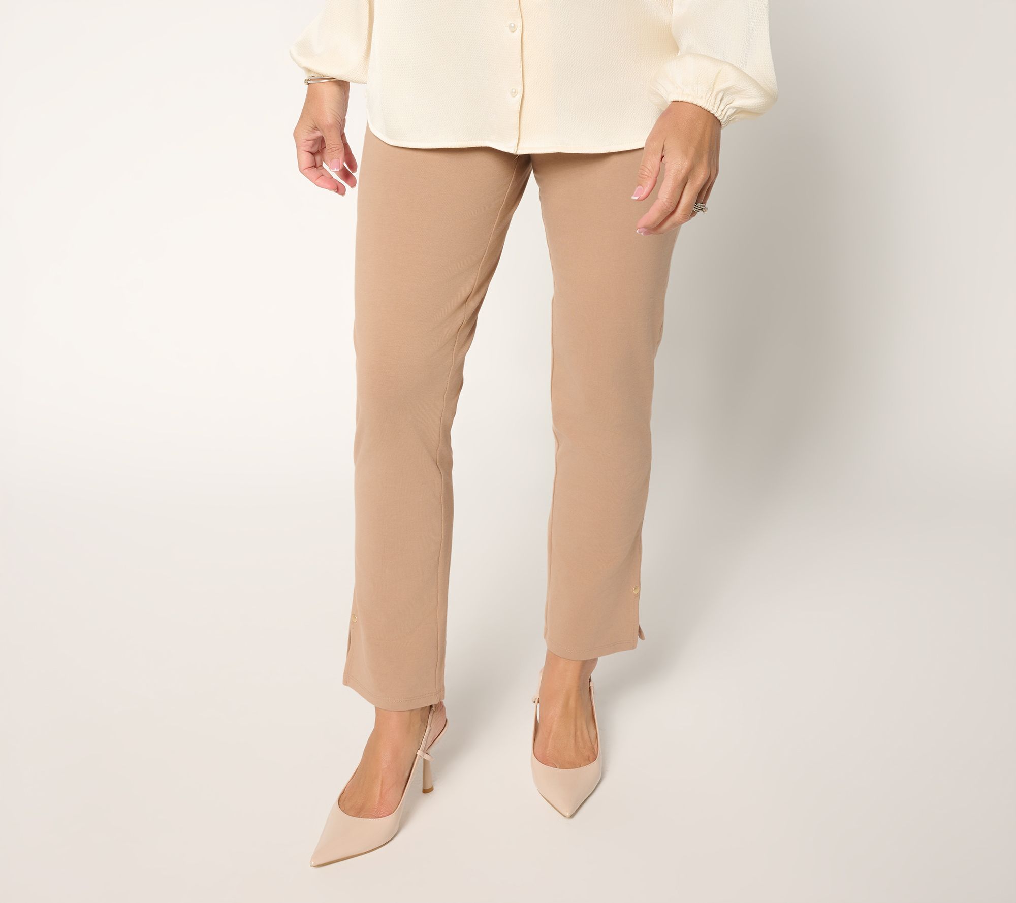 Women with Control Petite 86/14 Straight Leg Ankle Pants