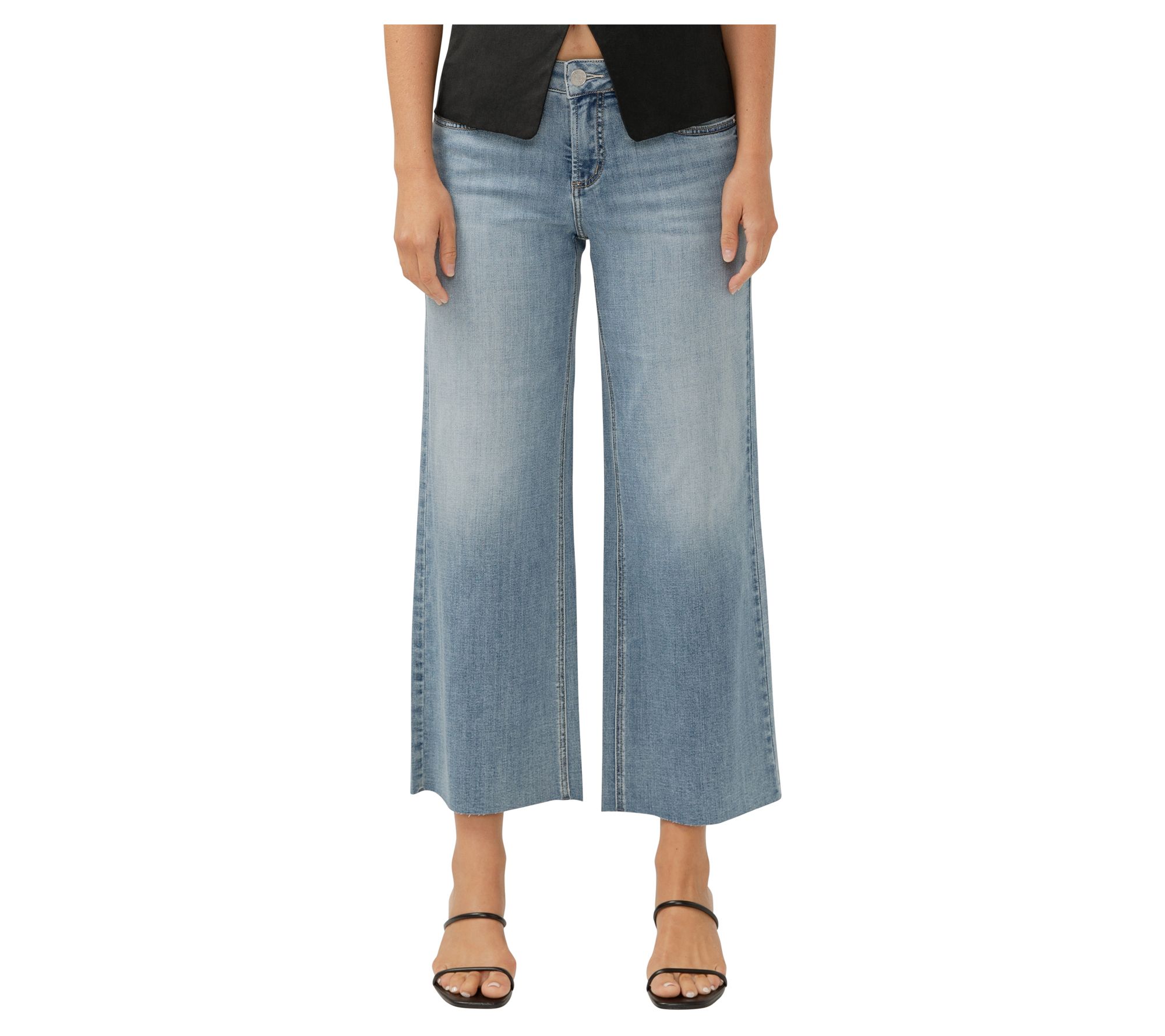 Silver Jeans Co. Suki Mid Rise Wide Leg Jeans
