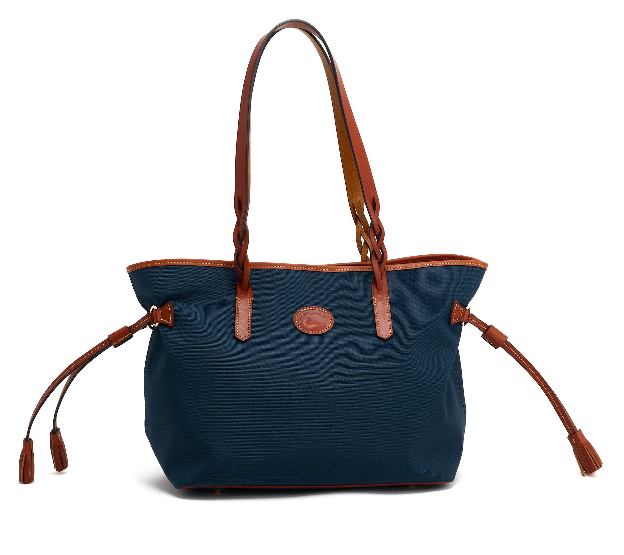 Dooney & Bourke Nylon Bailey Tote with Leather Trim